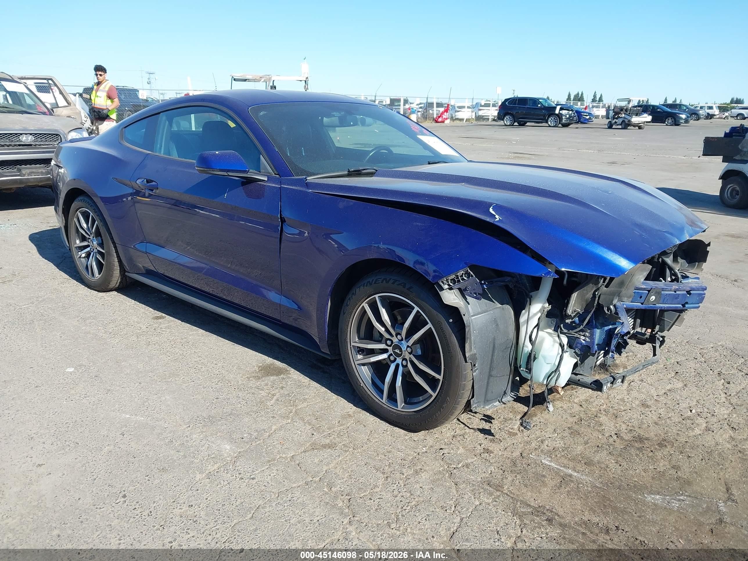 2016 Ford Mustang EcoBoost Premium, VIN 1FA6P8TH0G5261377 — Front end
