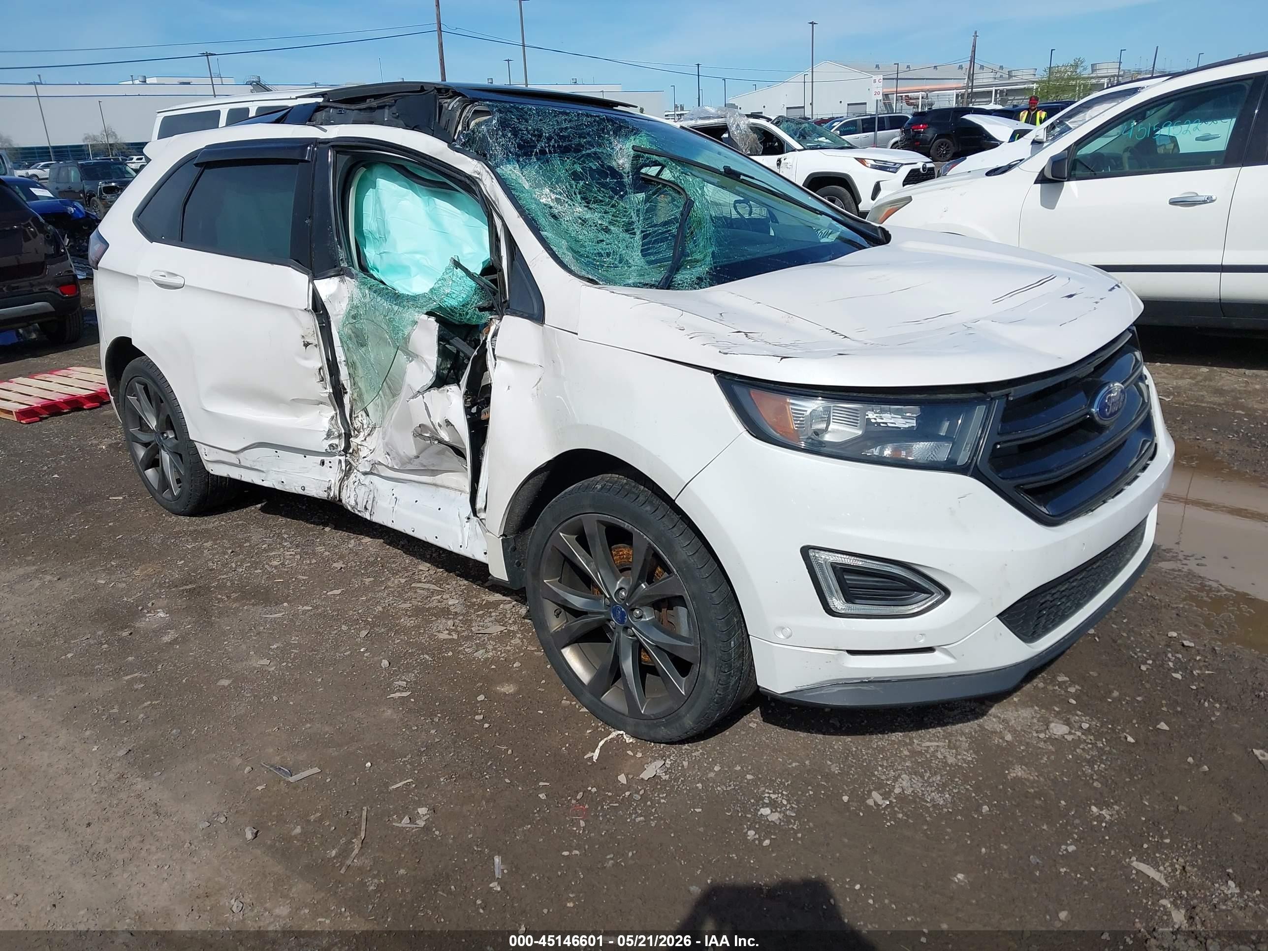 2016 Ford Edge Sport, VIN 2FMPK4AP4GBC50356 — Side