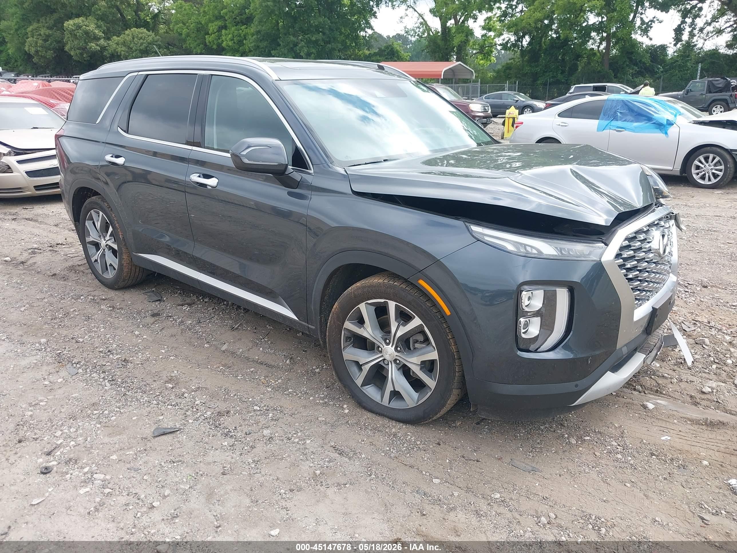 2020 Hyundai Palisade SEL, VIN KM8R34HE6LU093685 — Front end