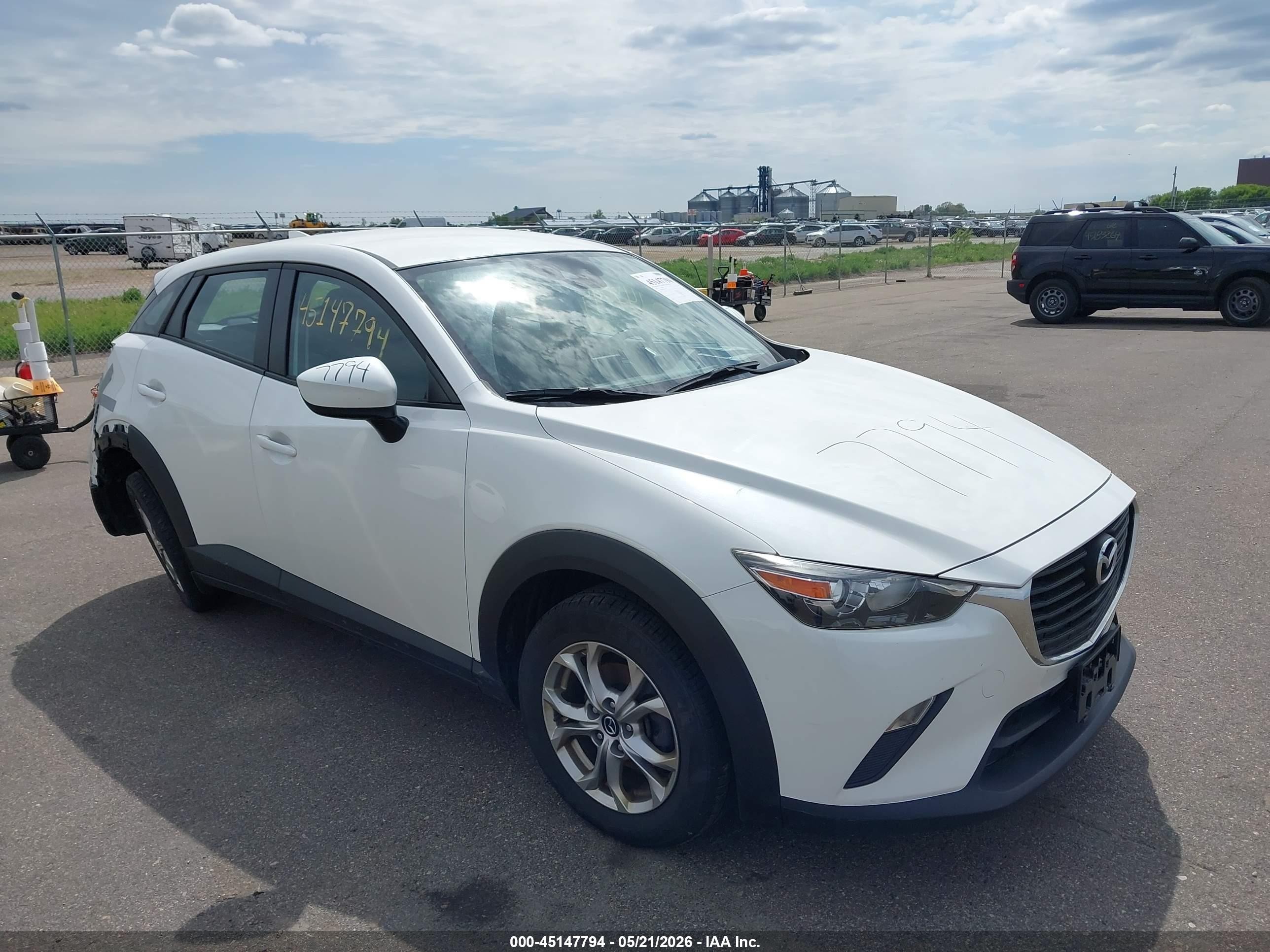 2018 Mazda CX-3 Sport, VIN JM1DKDB76J0321748 — Rear end