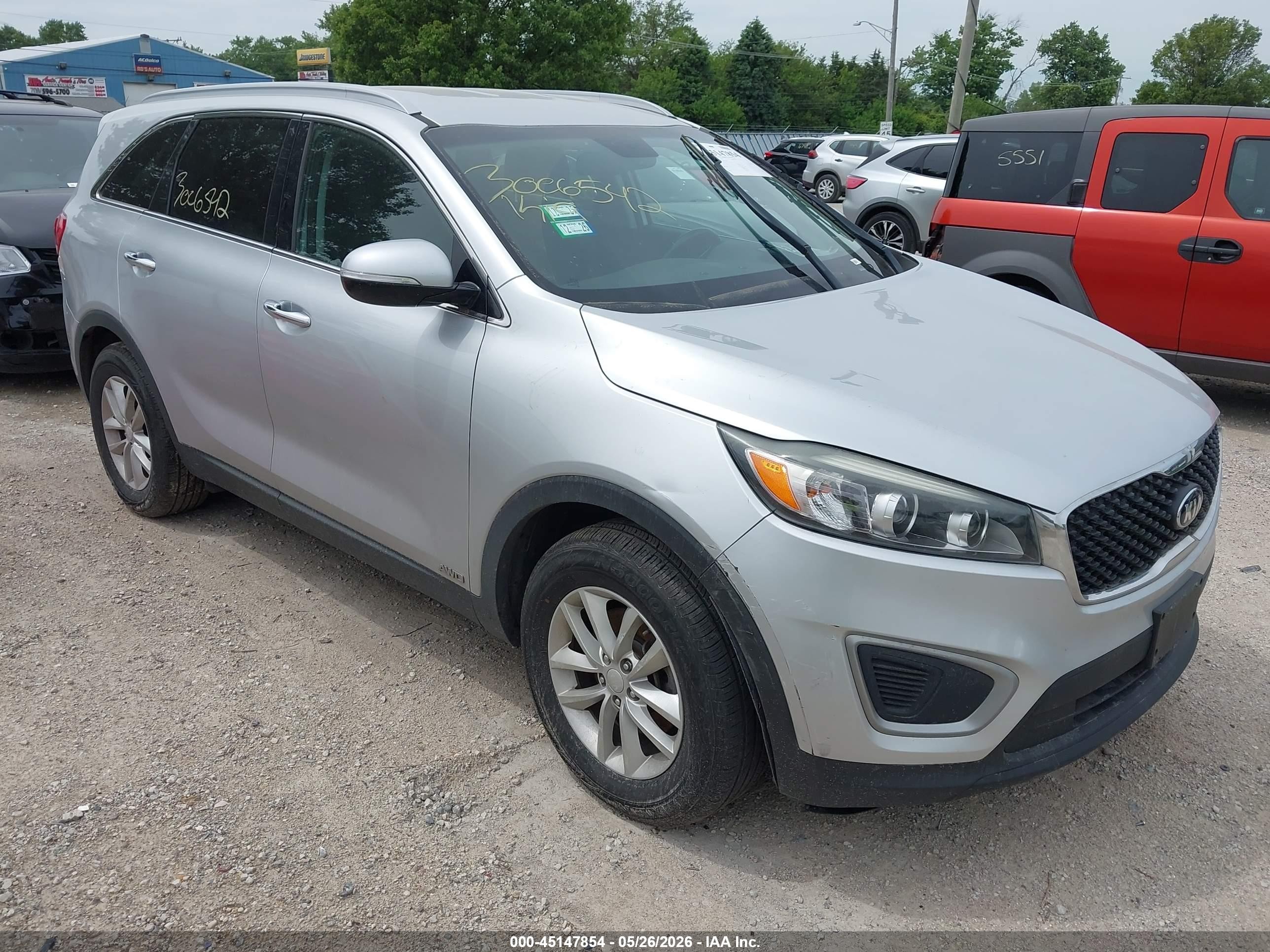 2017 Kia Sorento LX, VIN 5XYPGDA36HG245546 — Theft recovery