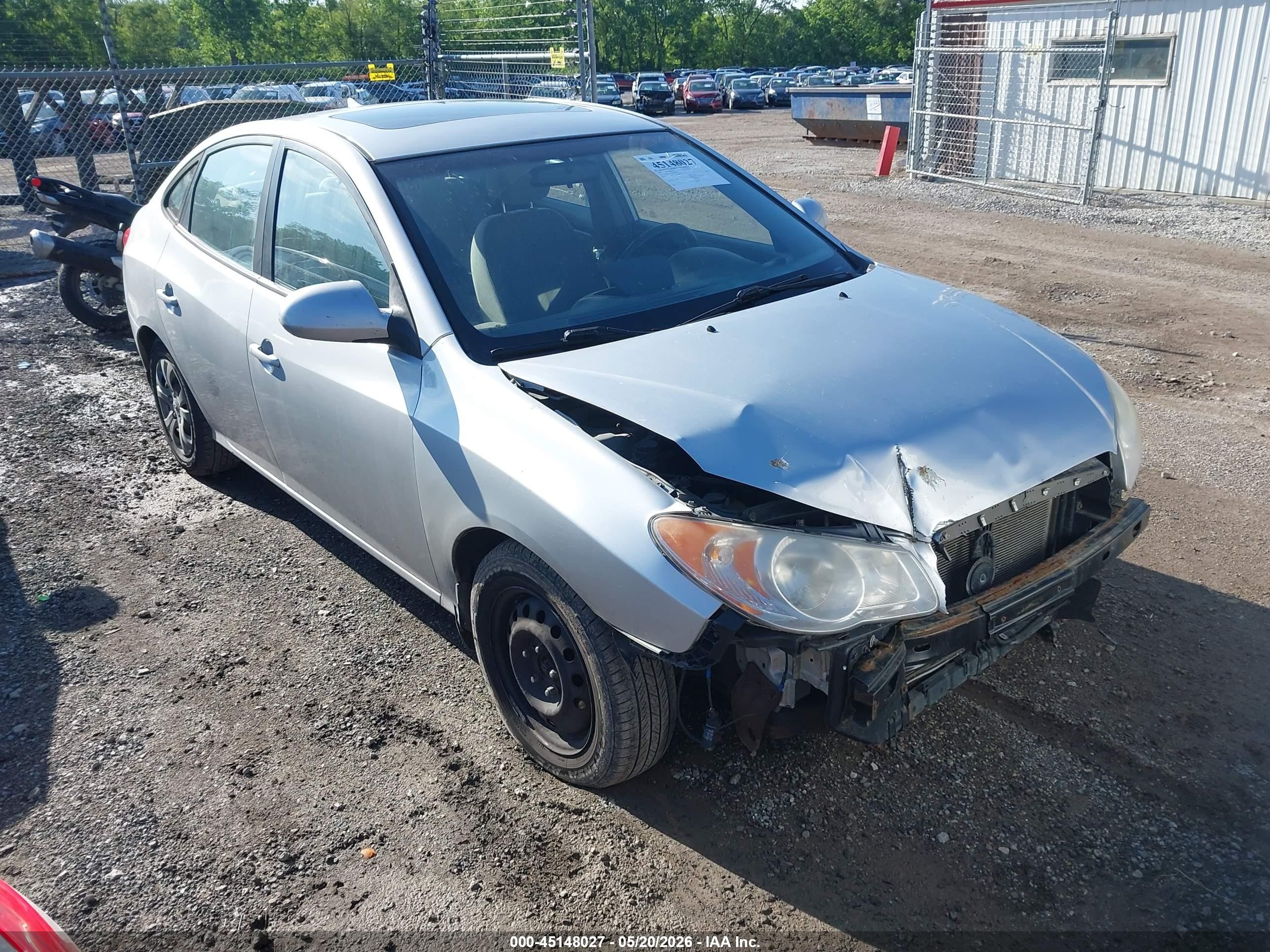 2010 Hyundai Elantra GLS, VIN KMHDU4ADXAU878149 — Front end
