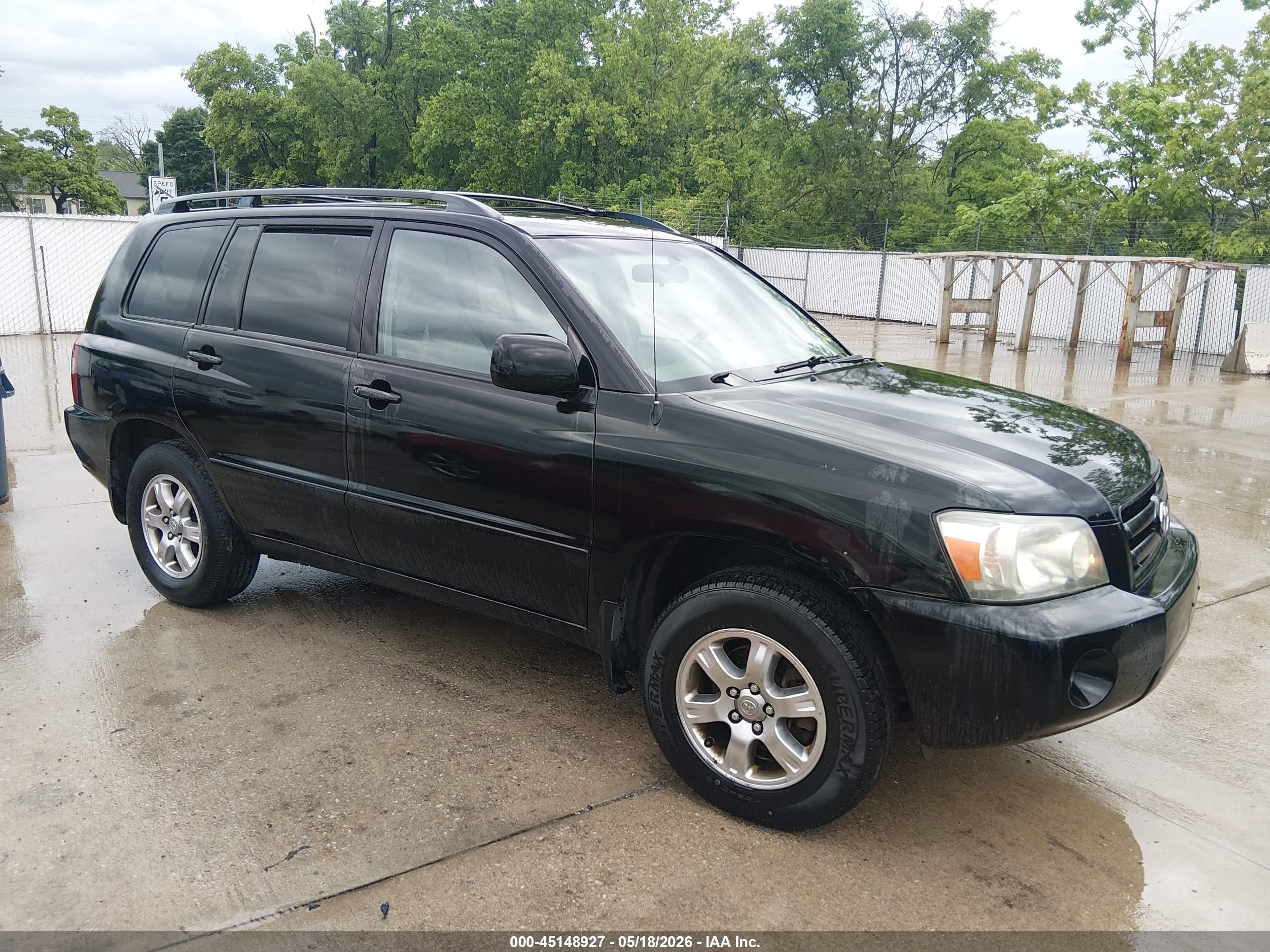 2006 Toyota Highlander Limited, VIN JTEDP21A960105267 — Normal wear