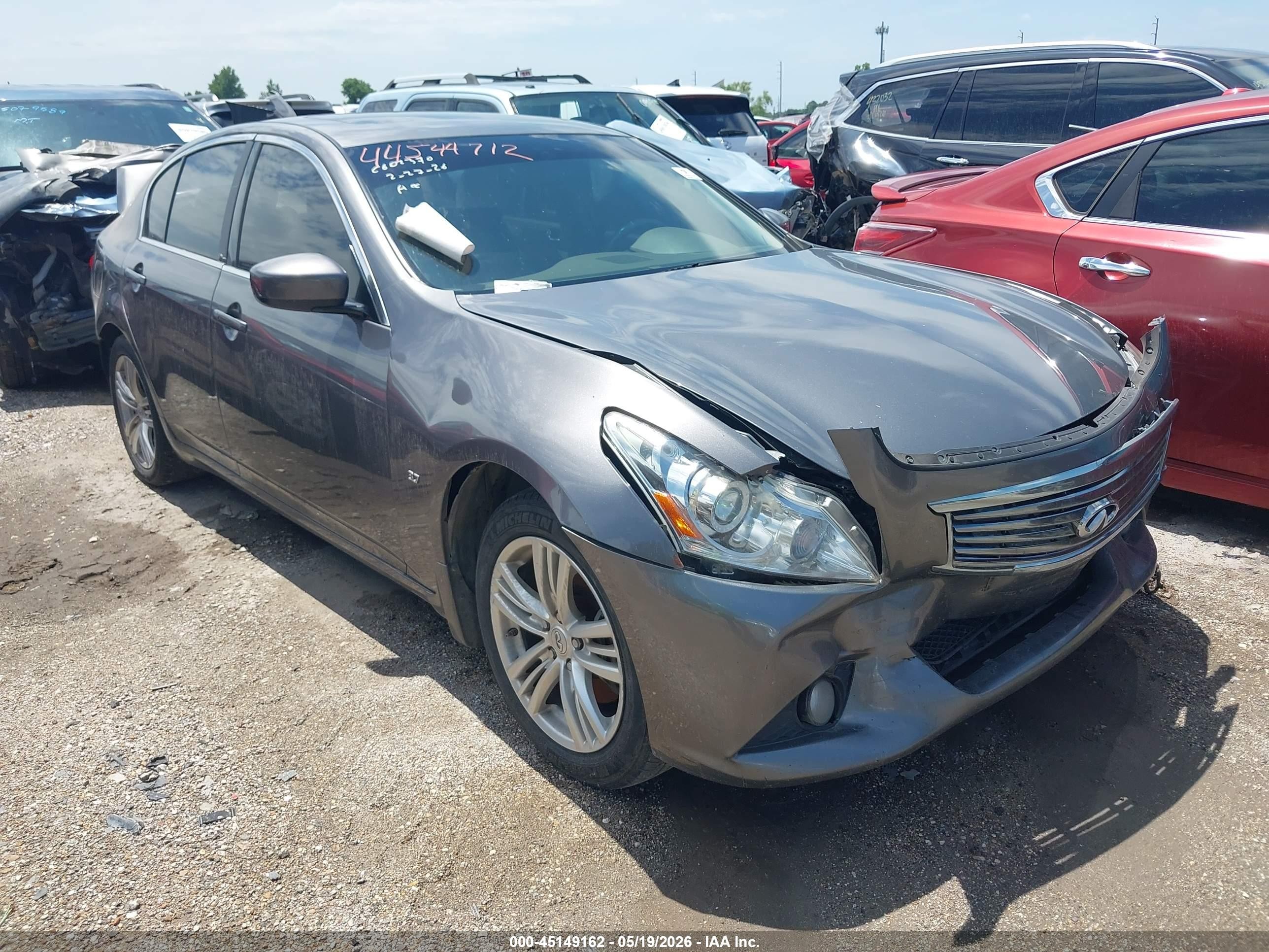 2015 Infiniti Q40, VIN JN1CV6AP3FM500607 — Biohazard / chemical