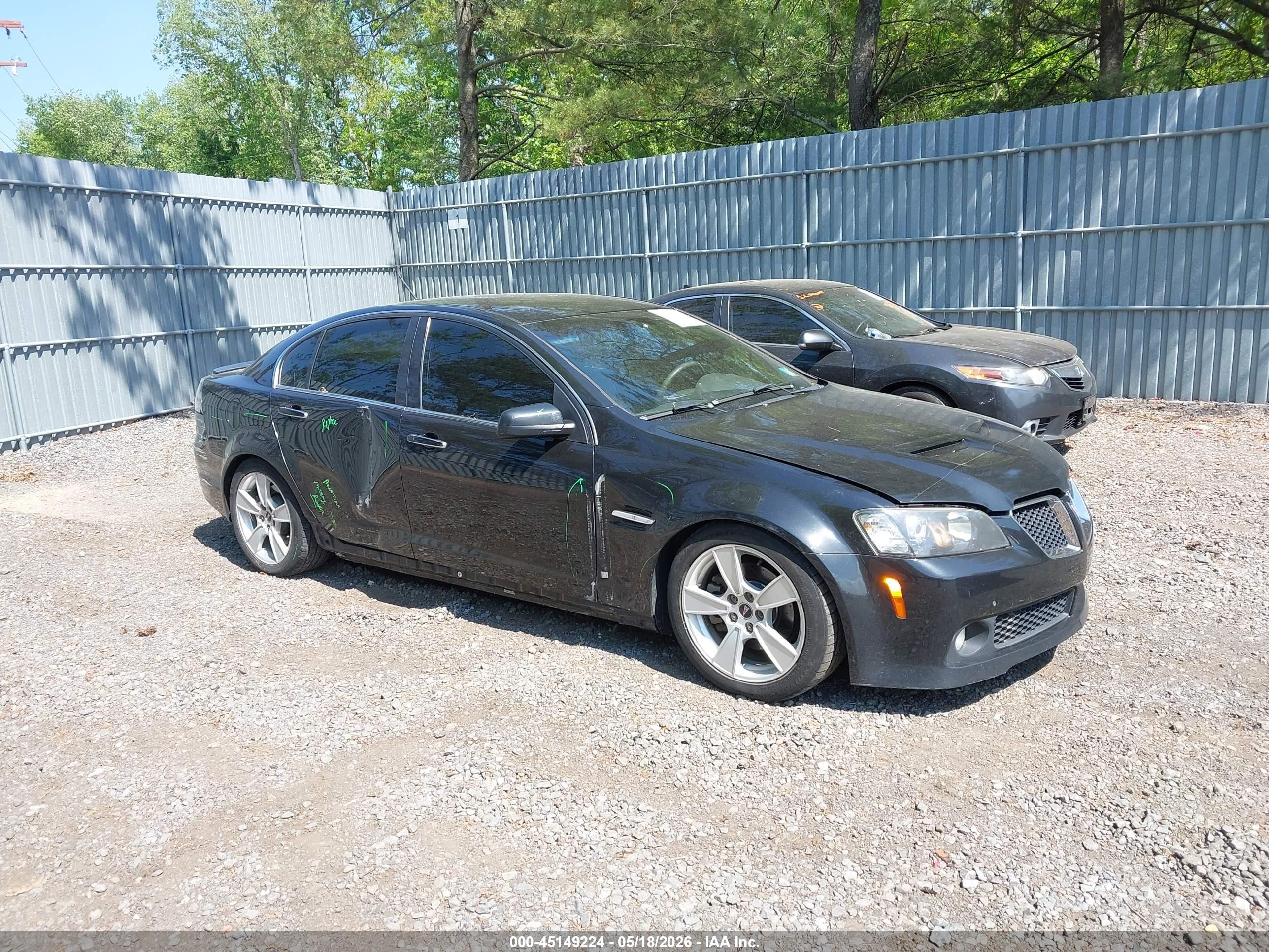 2008 Pontiac G8 GT, VIN 6G2EC57Y68L150198 — Side