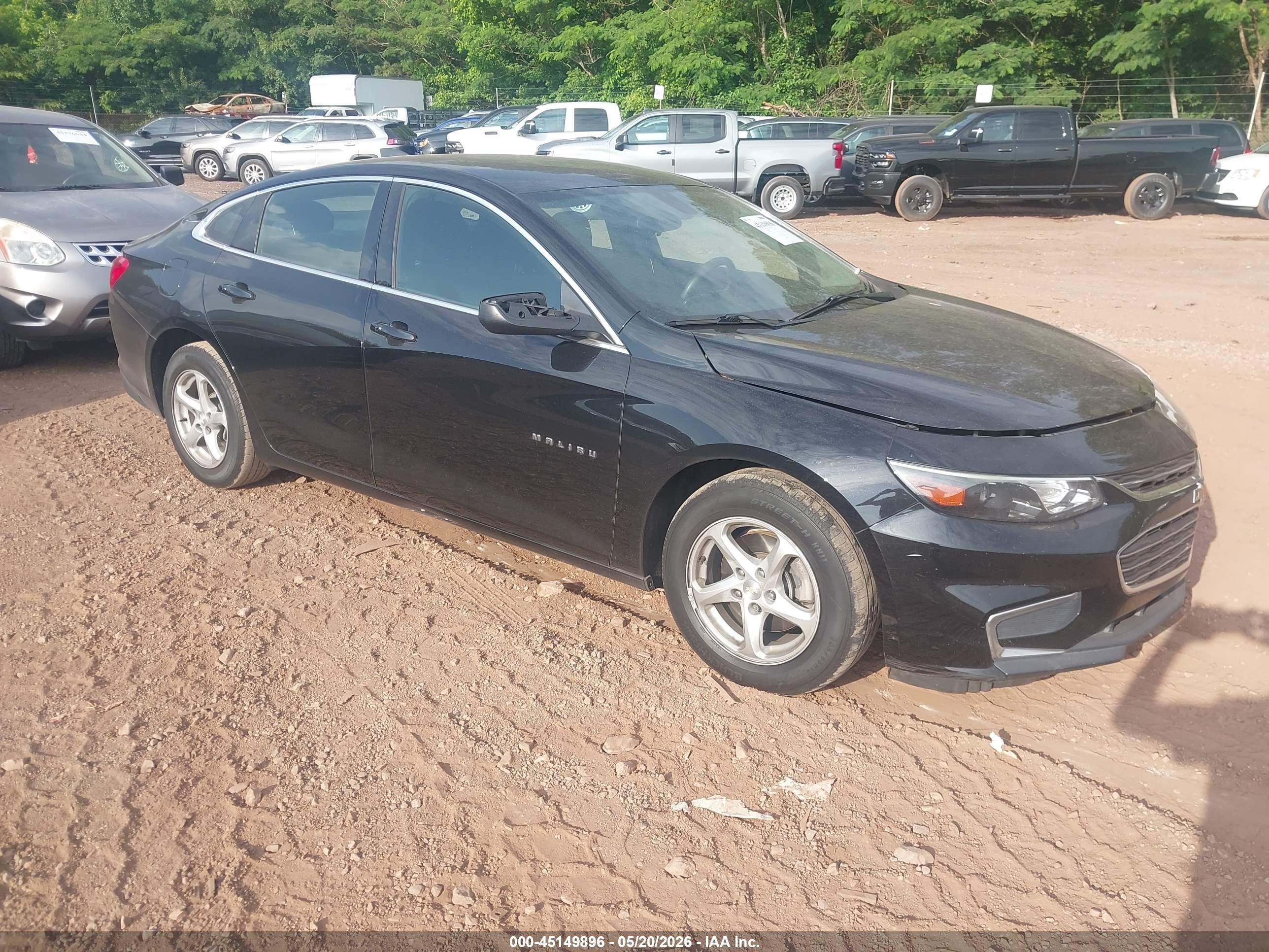2018 Chevrolet Malibu LS, VIN 1G1ZB5ST2JF241510 — Side