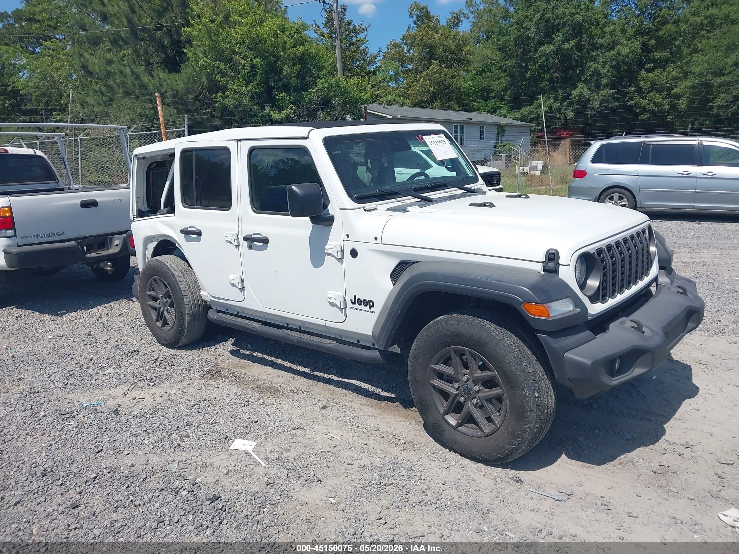 2024 Jeep Wrangler Willys, VIN 1C4PJXDGXRW197314 — Rear end