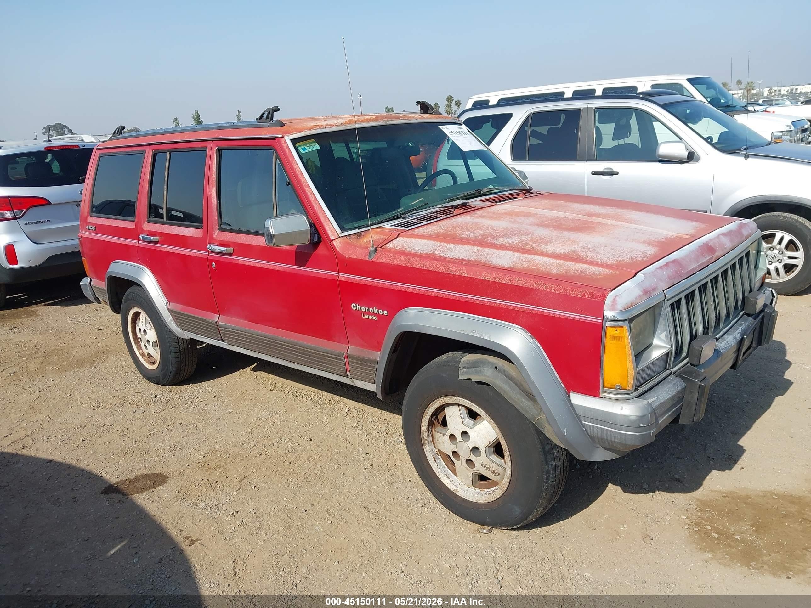 1991 Jeep Cherokee, VIN 1J4FJ58S9ML637154 — Normal wear