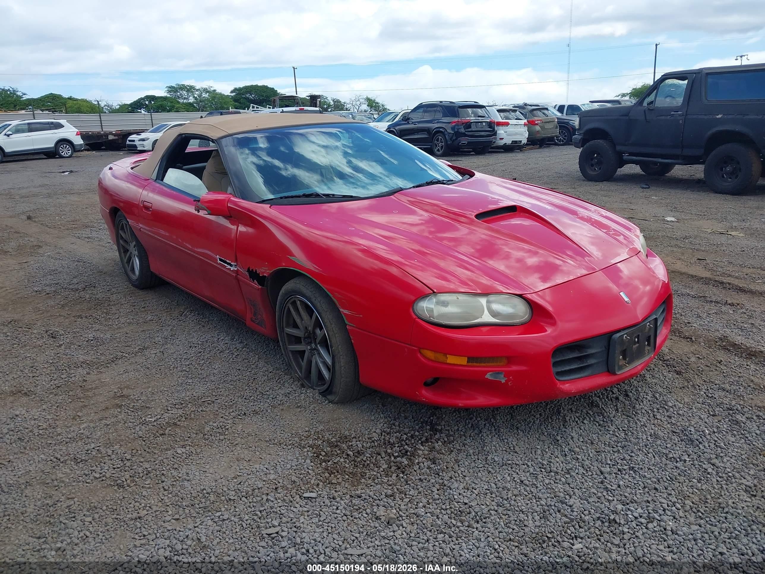 2002 Chevrolet Camaro Z28, VIN 2G1FP32GX22114910 — Side