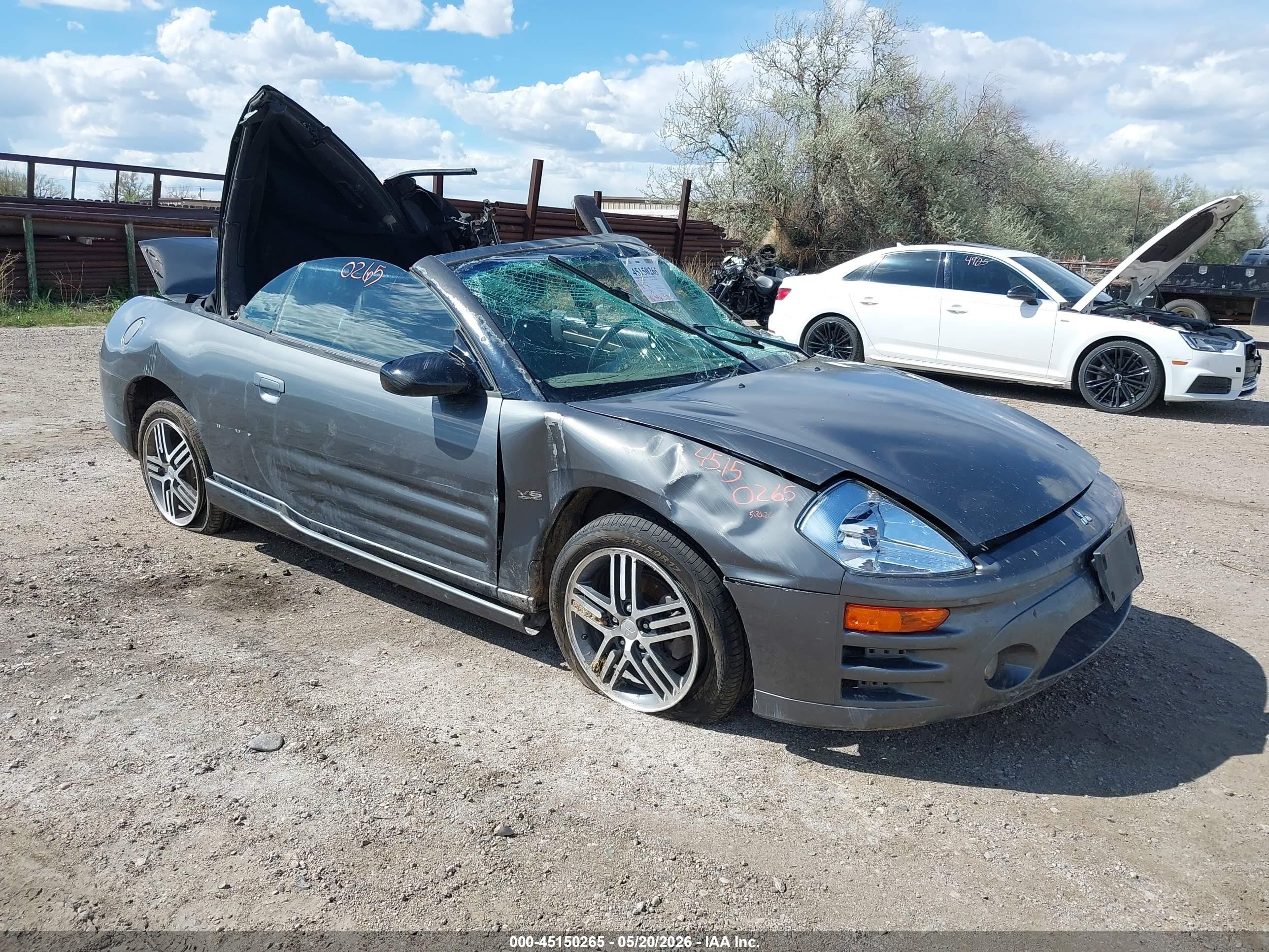 2003 Mitsubishi Eclipse GTS, VIN 4A3AE75H63E171417 — Side