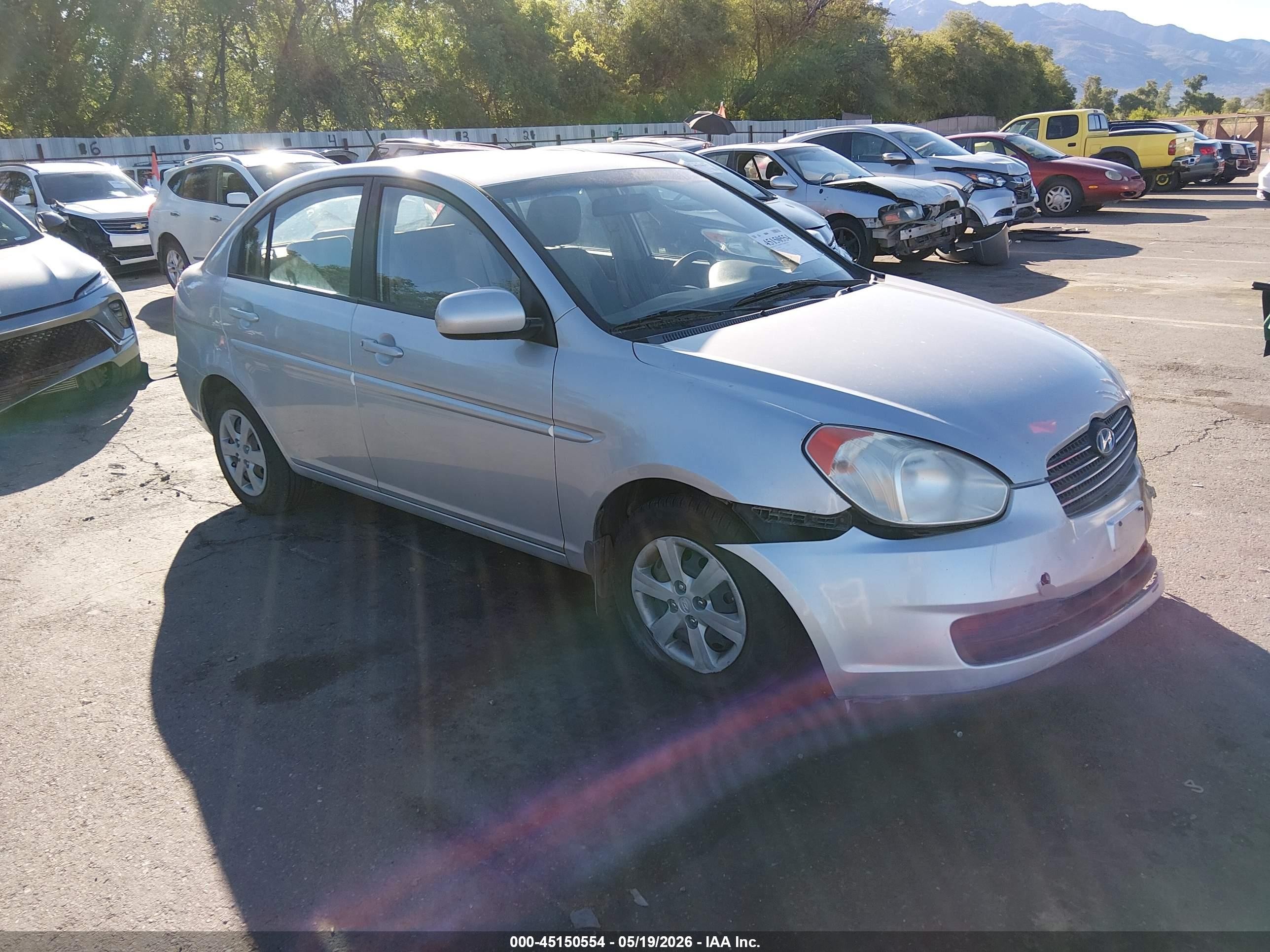 2010 Hyundai Accent GLS, VIN KMHCN4AC2AU399255 — Front end