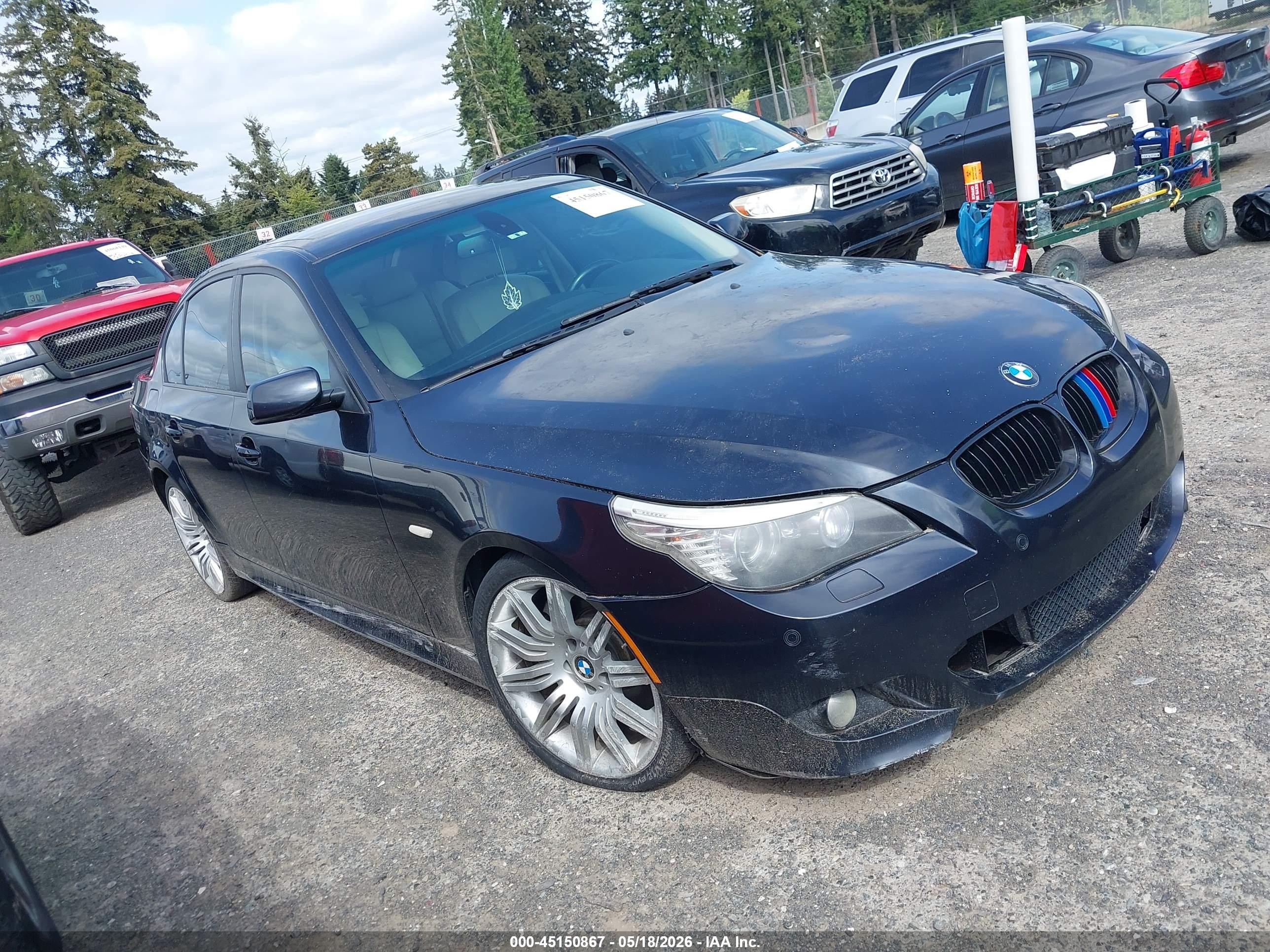 2008 BMW 5 Series 550i, VIN WBANW53578CT49527 — Фото с аукциона