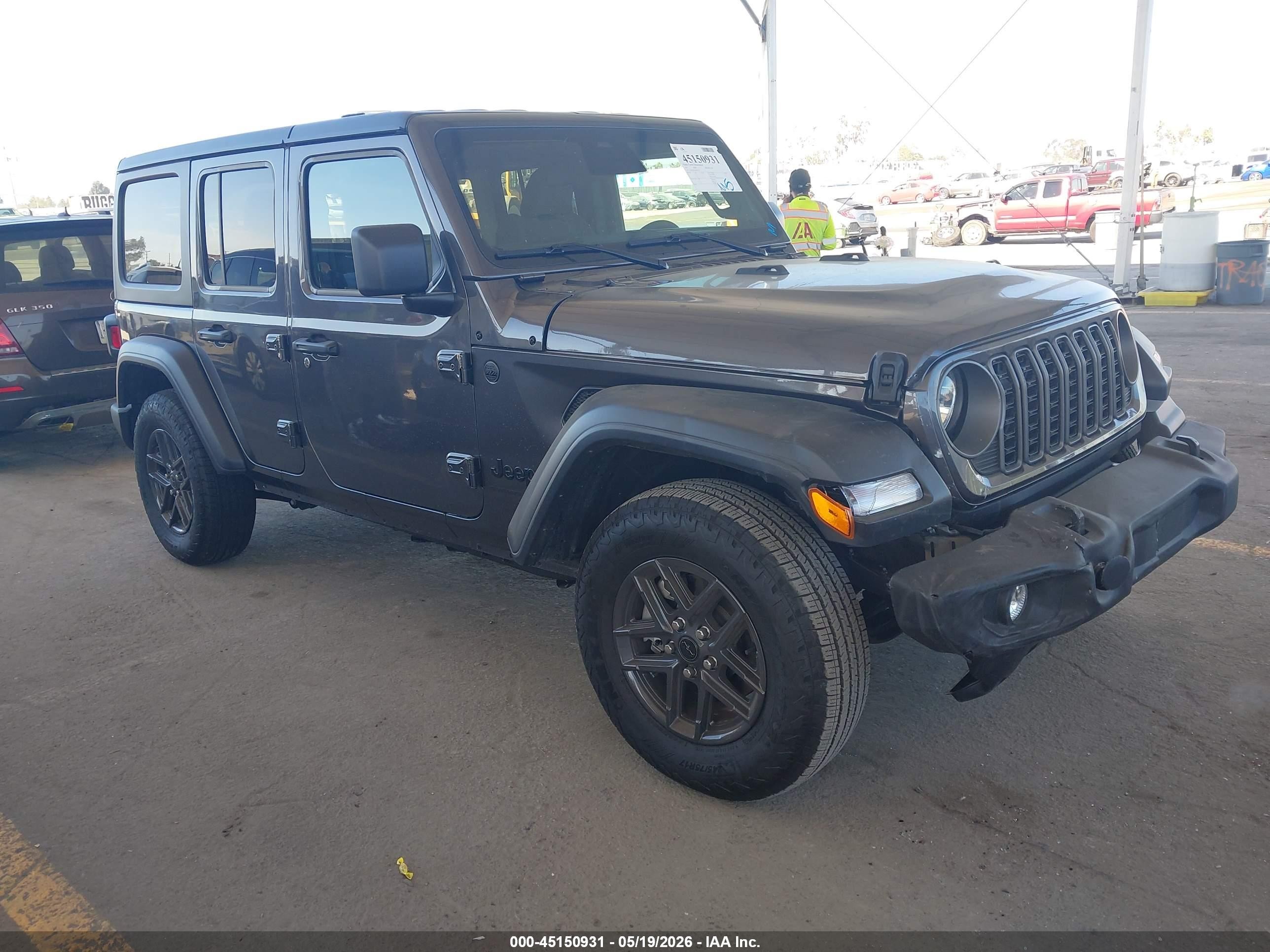 2025 Jeep Wrangler Sport, VIN 1C4PJXDN4SW663274 — Front end