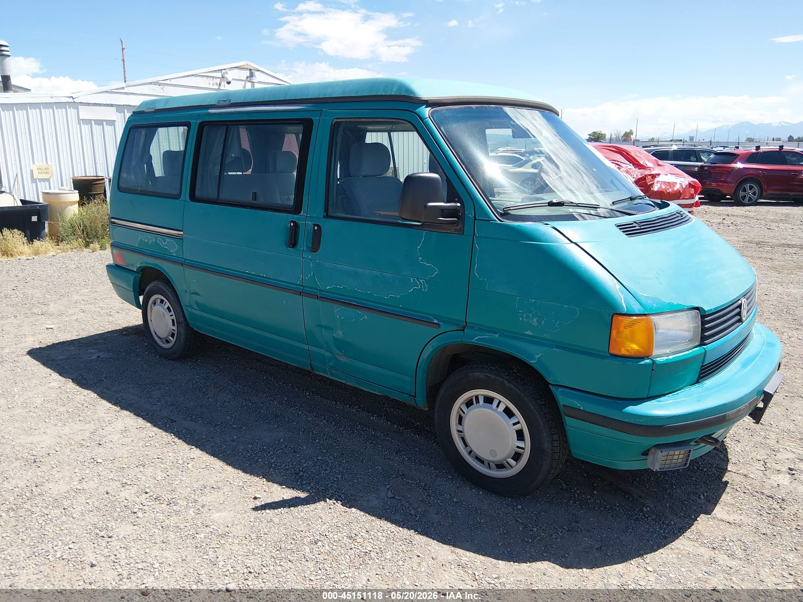 1993 Volkswagen EuroVan, VIN WV2MC0702PH021251 — Normal wear