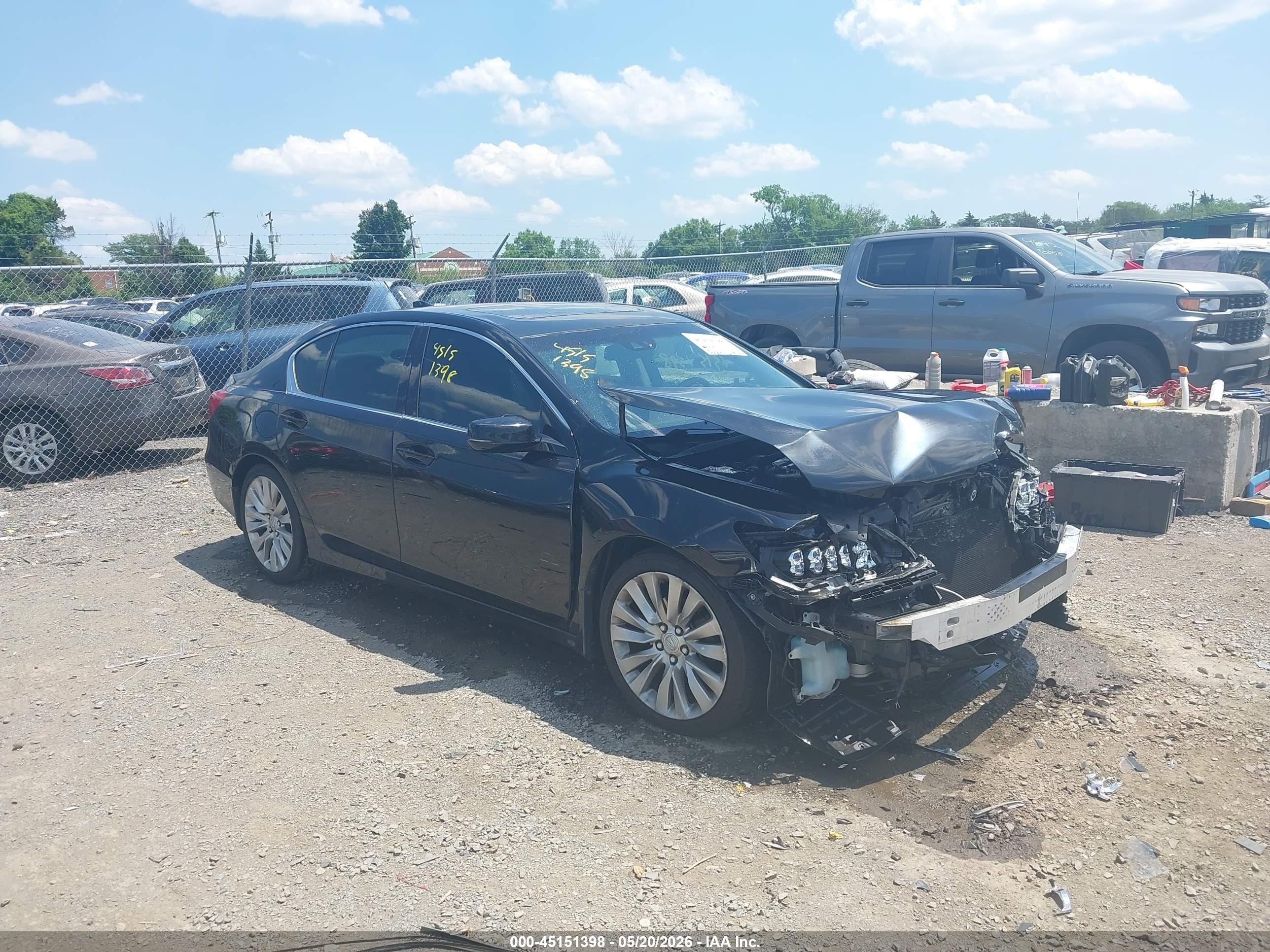 2014 Acura RLX Technology, VIN JH4KC1F55EC007278 — Front end