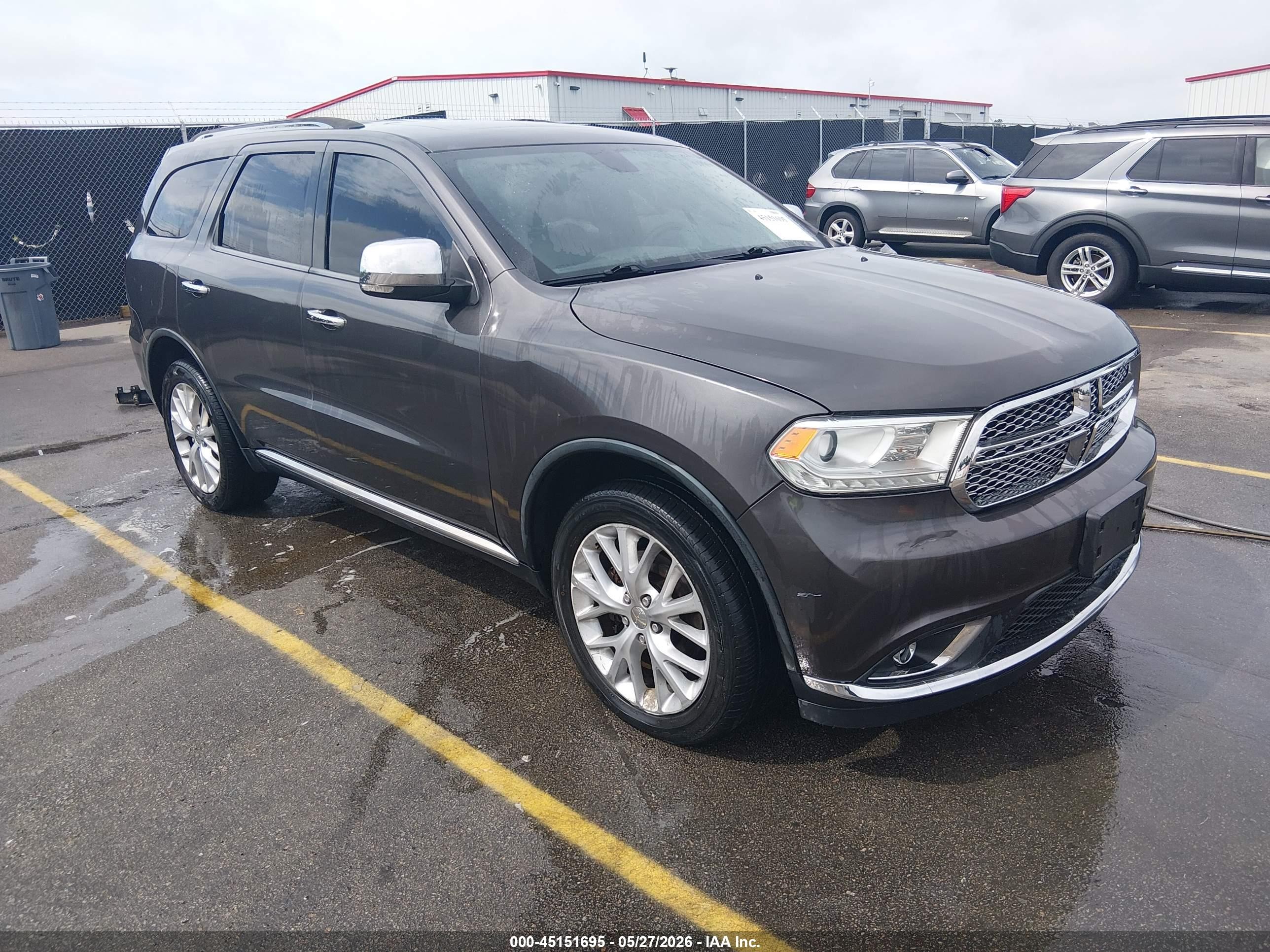 2015 Dodge Durango Citadel, VIN 1C4RDJEG3FC921546 — Side