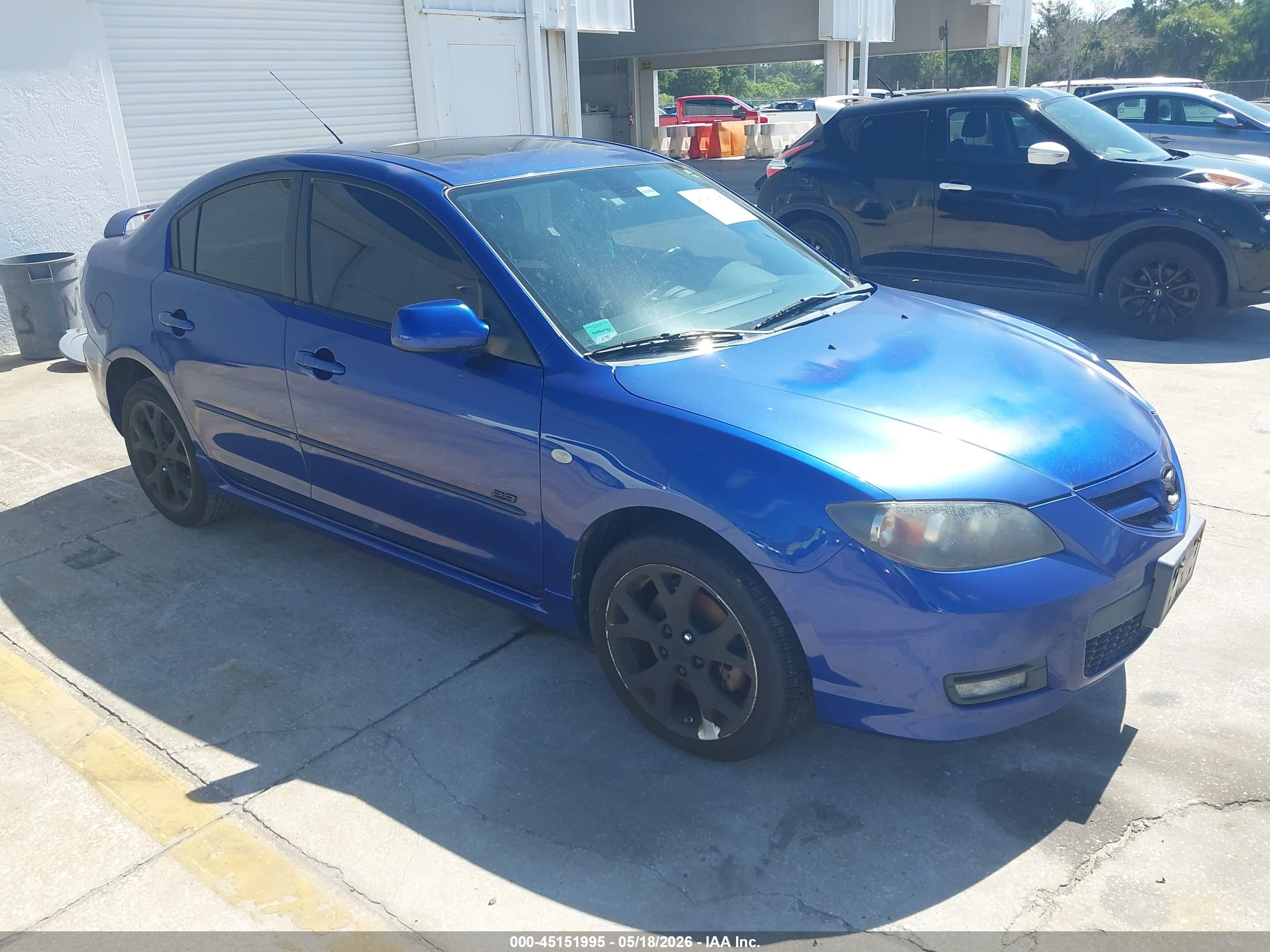 2007 Mazda 3 S Grand Touring, VIN JM1BK323671702520 — Normal wear