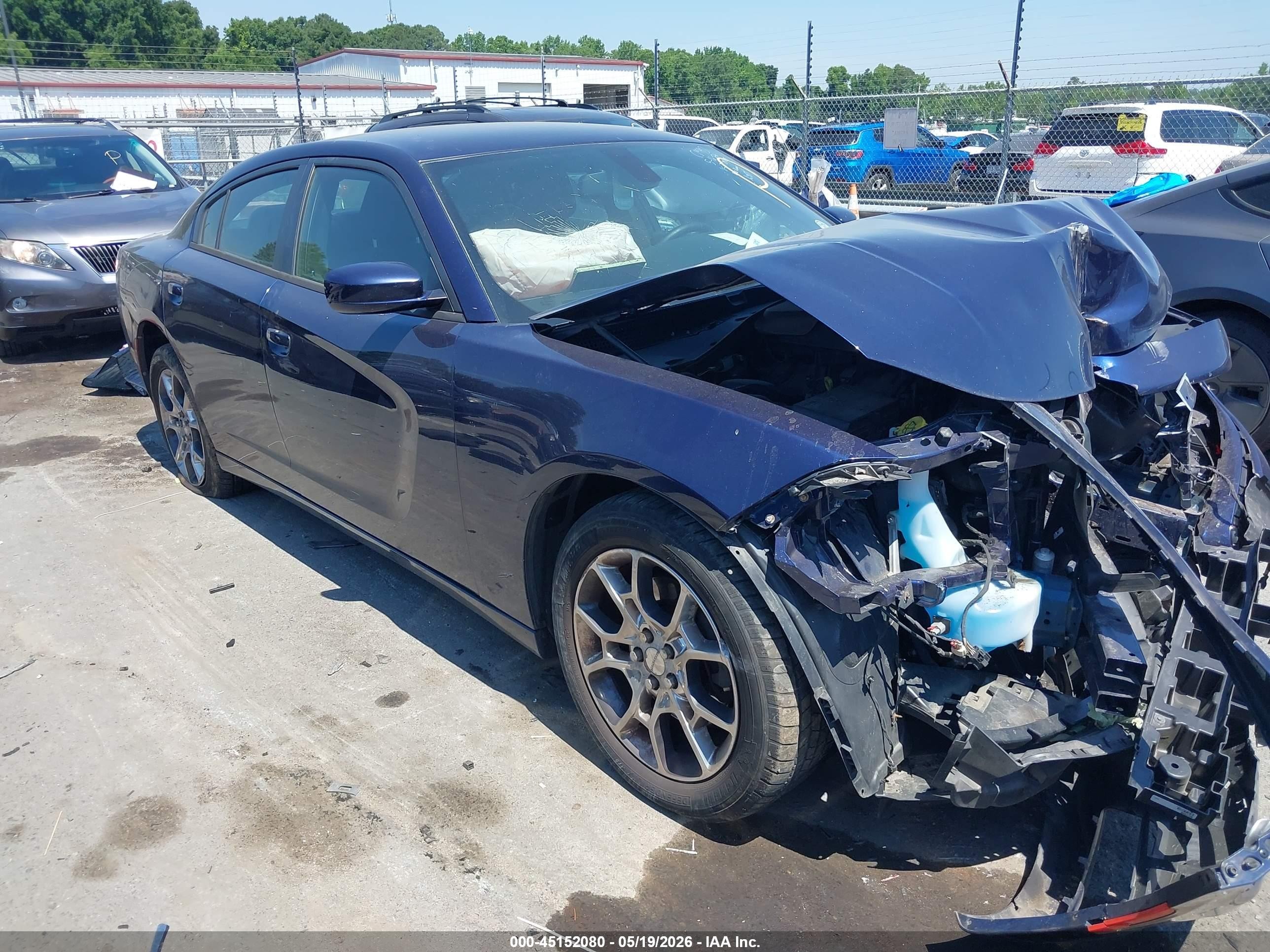 2015 Dodge Charger SE, VIN 2C3CDXFG6FH778908 — Front end