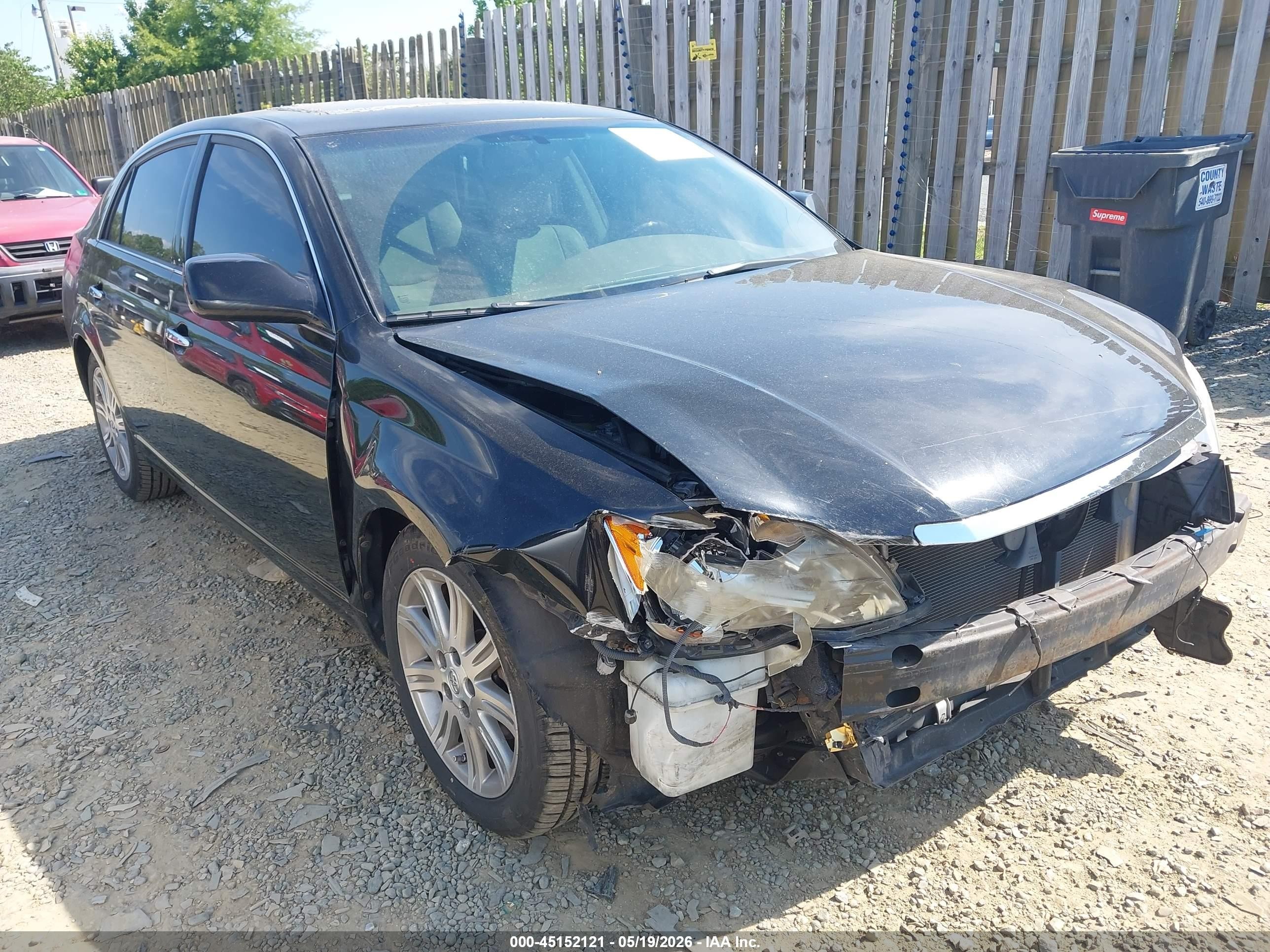 2008 Toyota Avalon Limited, VIN 4T1BK36B68U276633 — Normal wear
