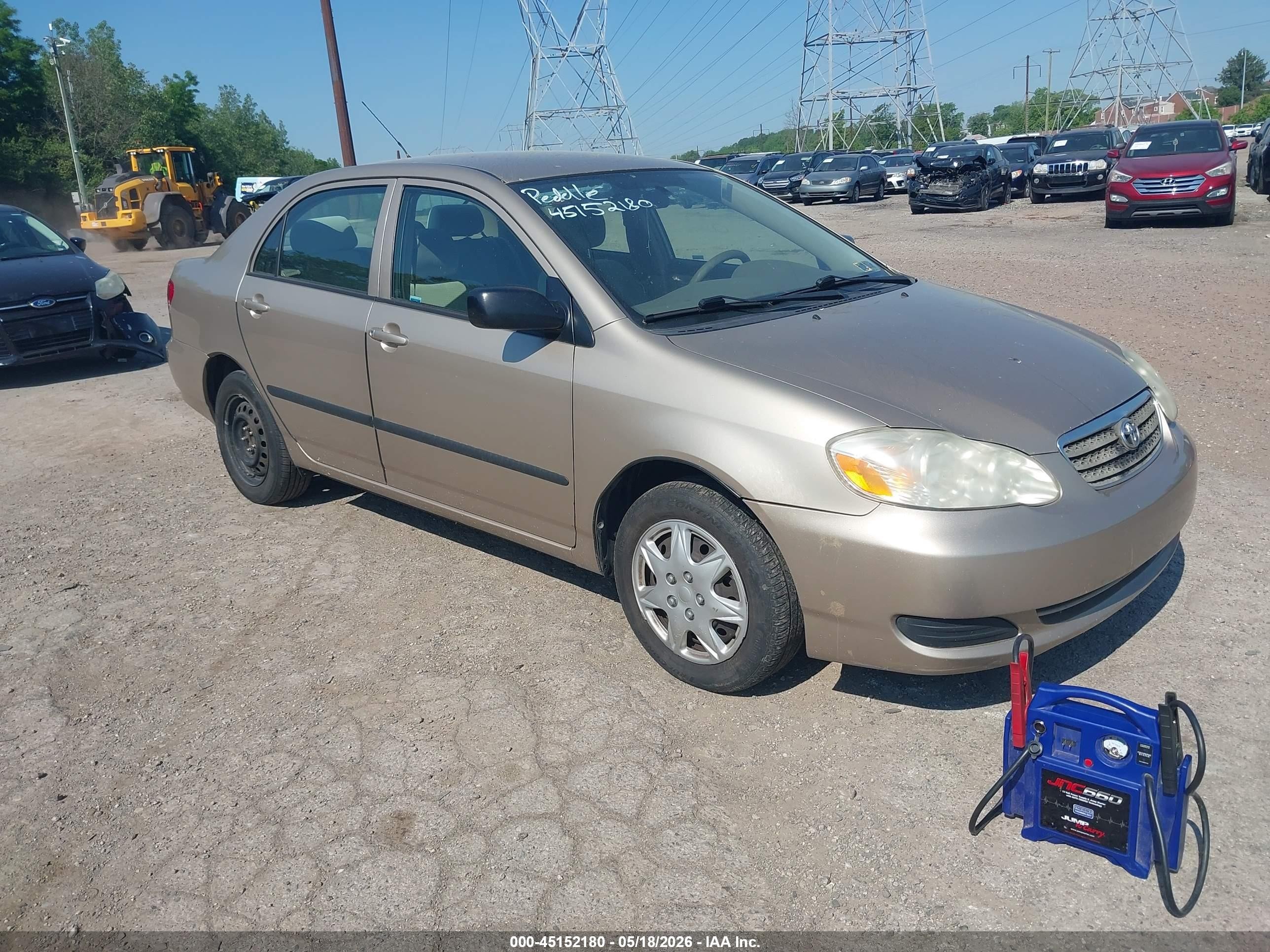 2008 Toyota Corolla CE, VIN 2T1BR32E88C912336 — Normal wear