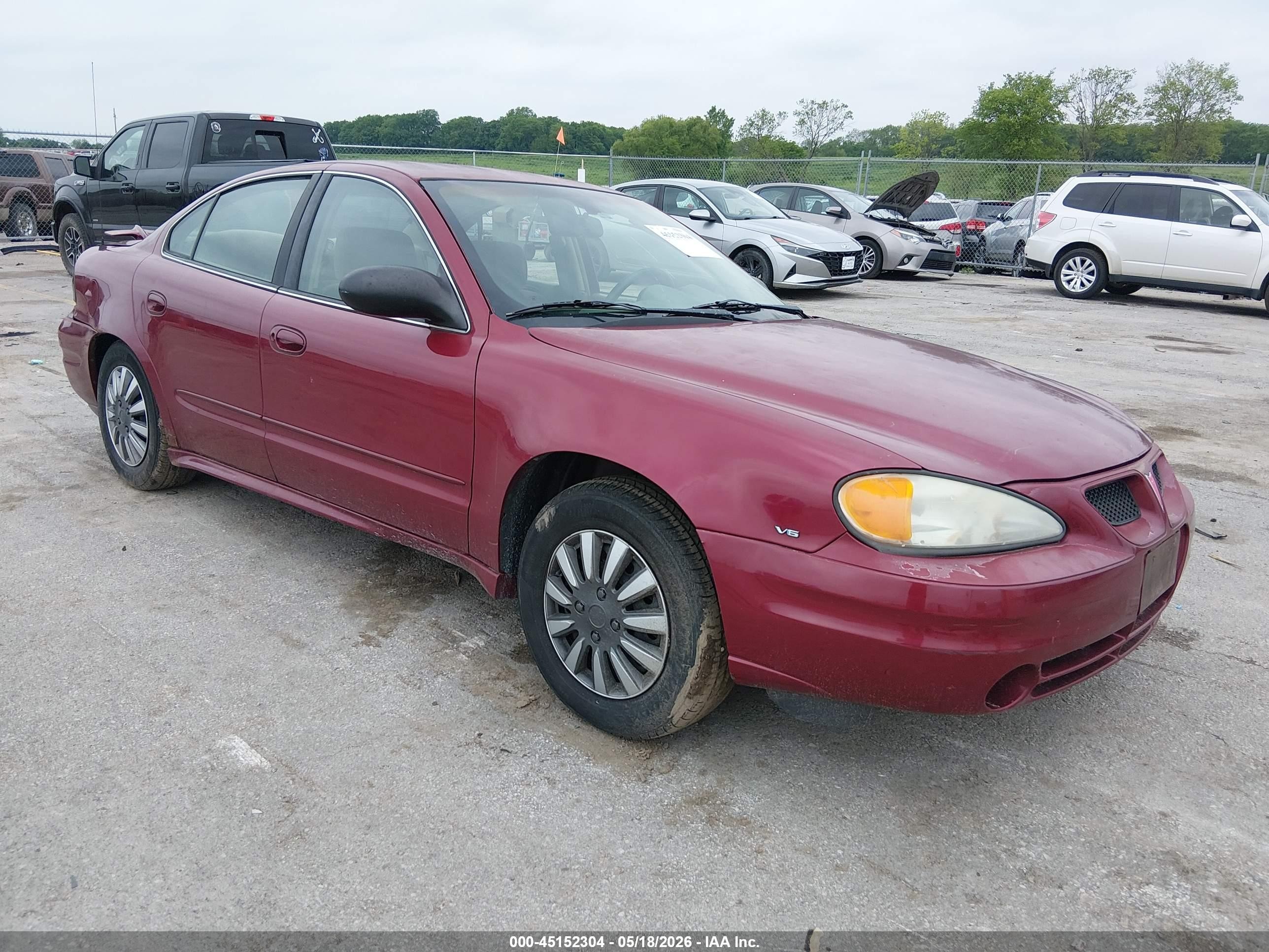 2005 Pontiac Grand Am SE, VIN 1G2NE52E65M147683 — Rear end