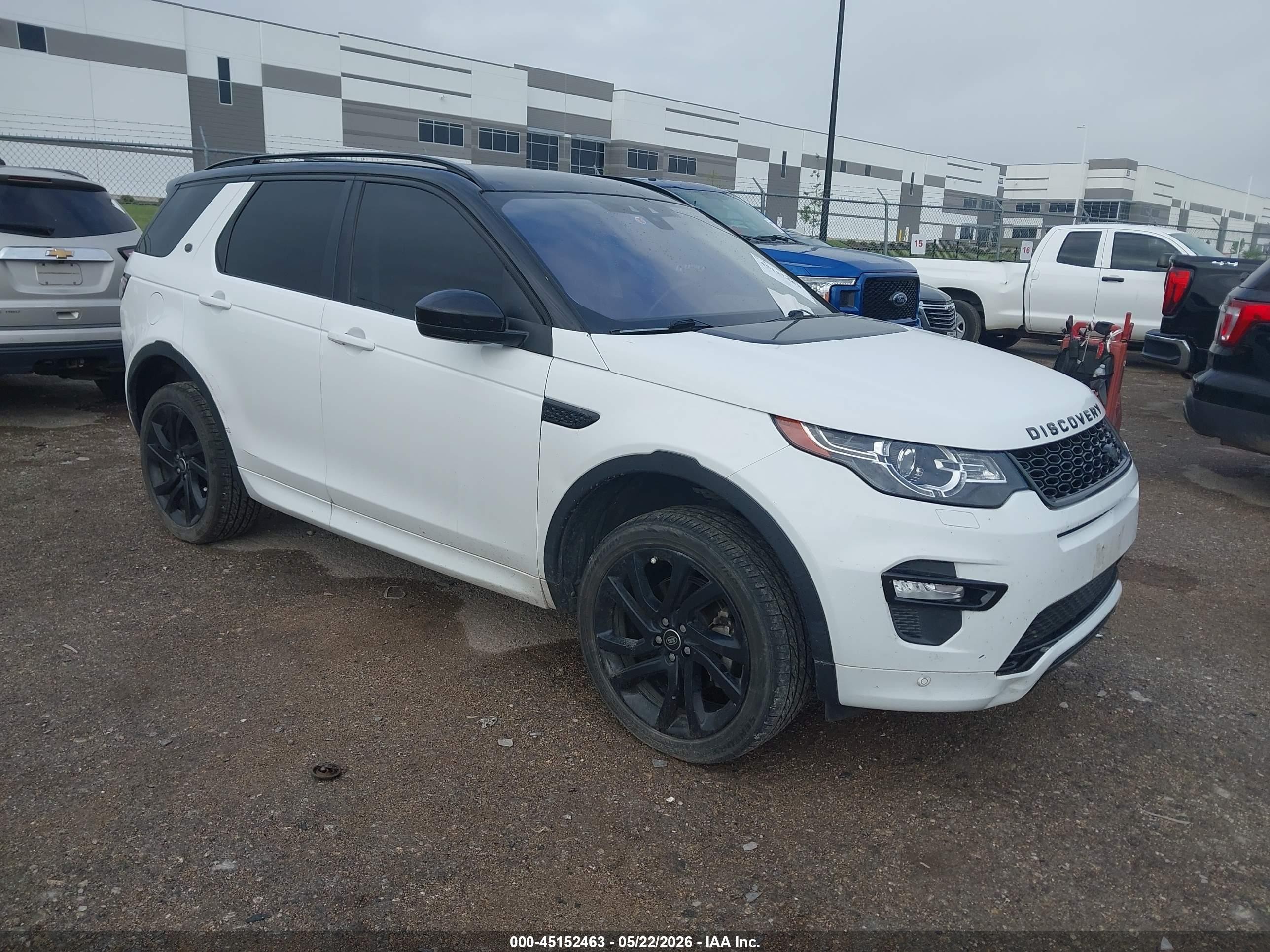 2018 Land Rover Discovery Sport HSE, VIN SALCR2RX2JH729319 — Hail