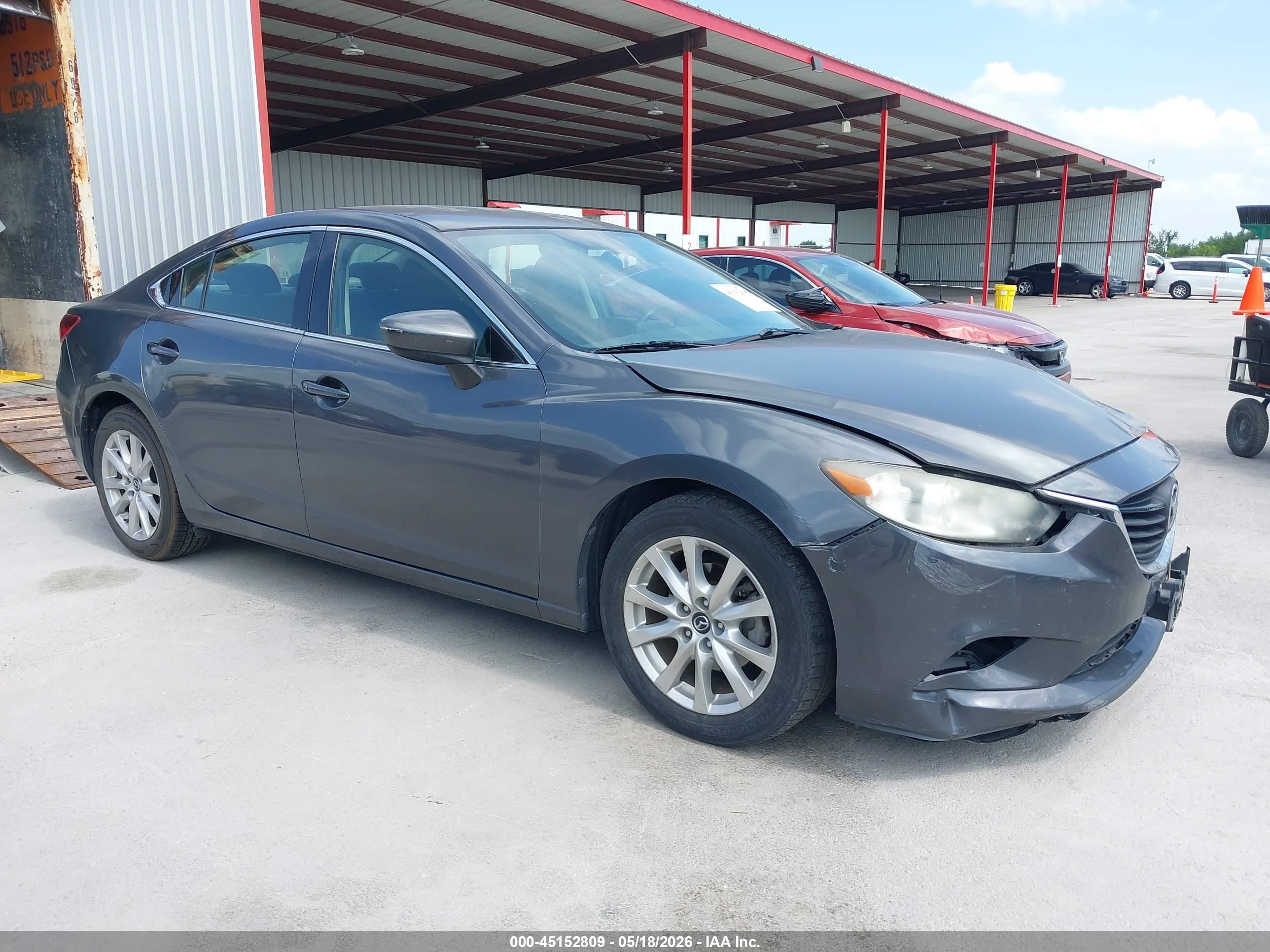 2016 Mazda 6 i Sport, VIN JM1GJ1U58G1480543 — Side