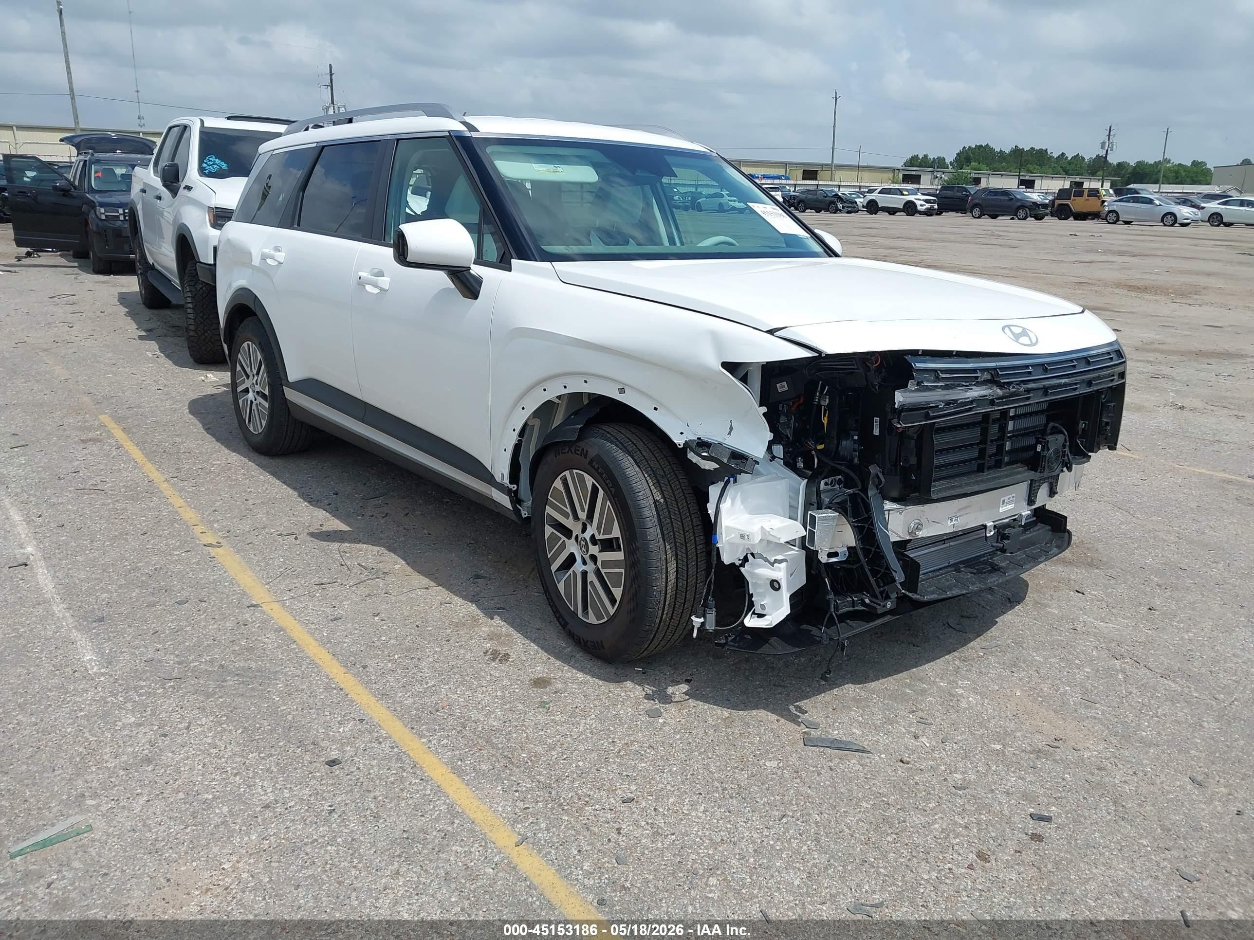 2026 Hyundai Palisade Hybrid Blue SEL 8P, VIN KM8RL5SA1TU085697 — Rear end