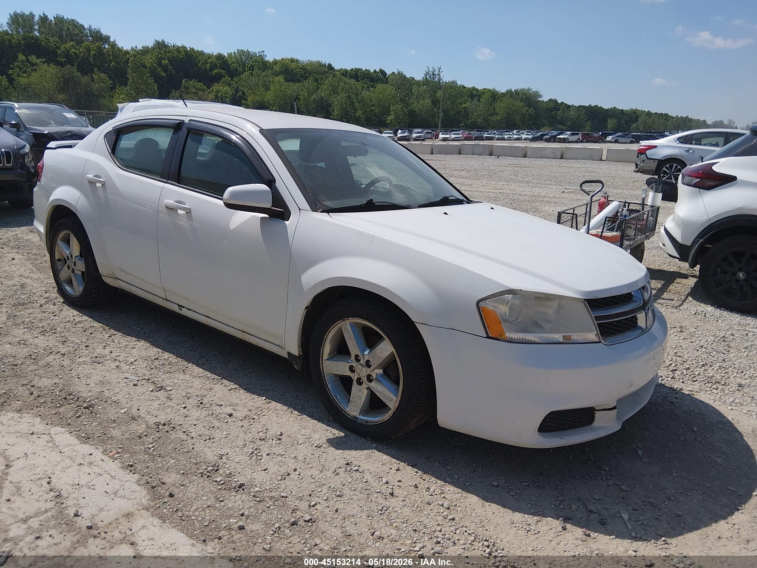 2012 Dodge Avenger SXT, VIN 1C3CDZCB6CN312273 — Normal wear