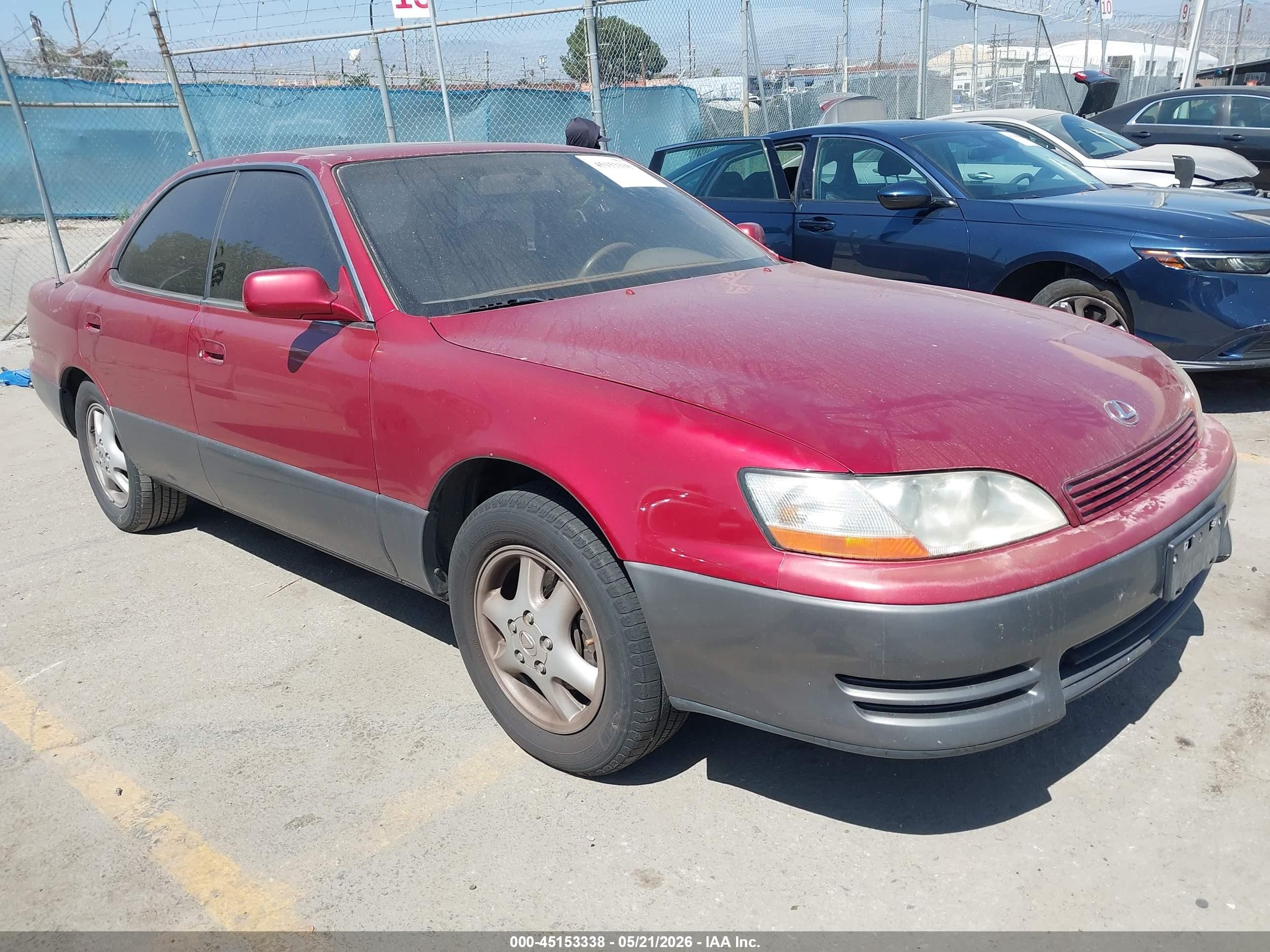1993 Lexus ES 300, VIN JT8VK13T3P0156876 — Обычный износ