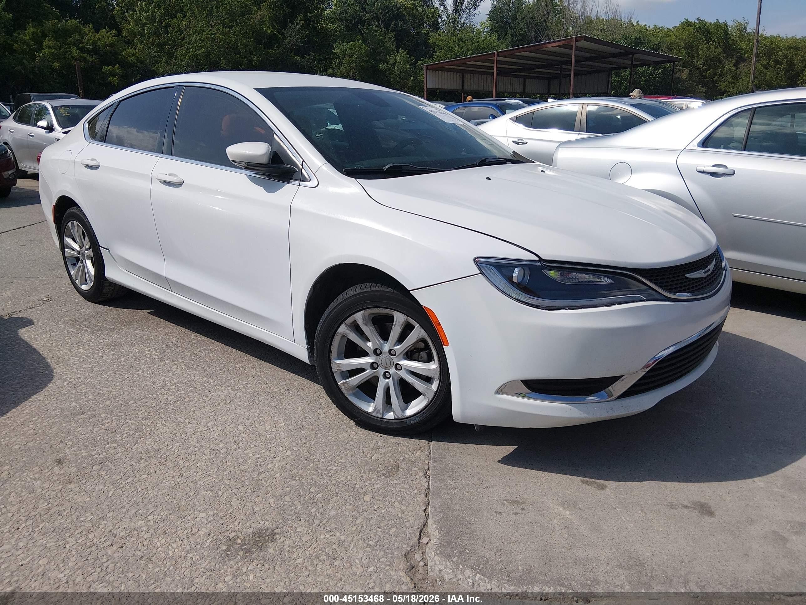 2016 Chrysler 200 Limited, VIN 1C3CCCAB9GN164113 — Not stated