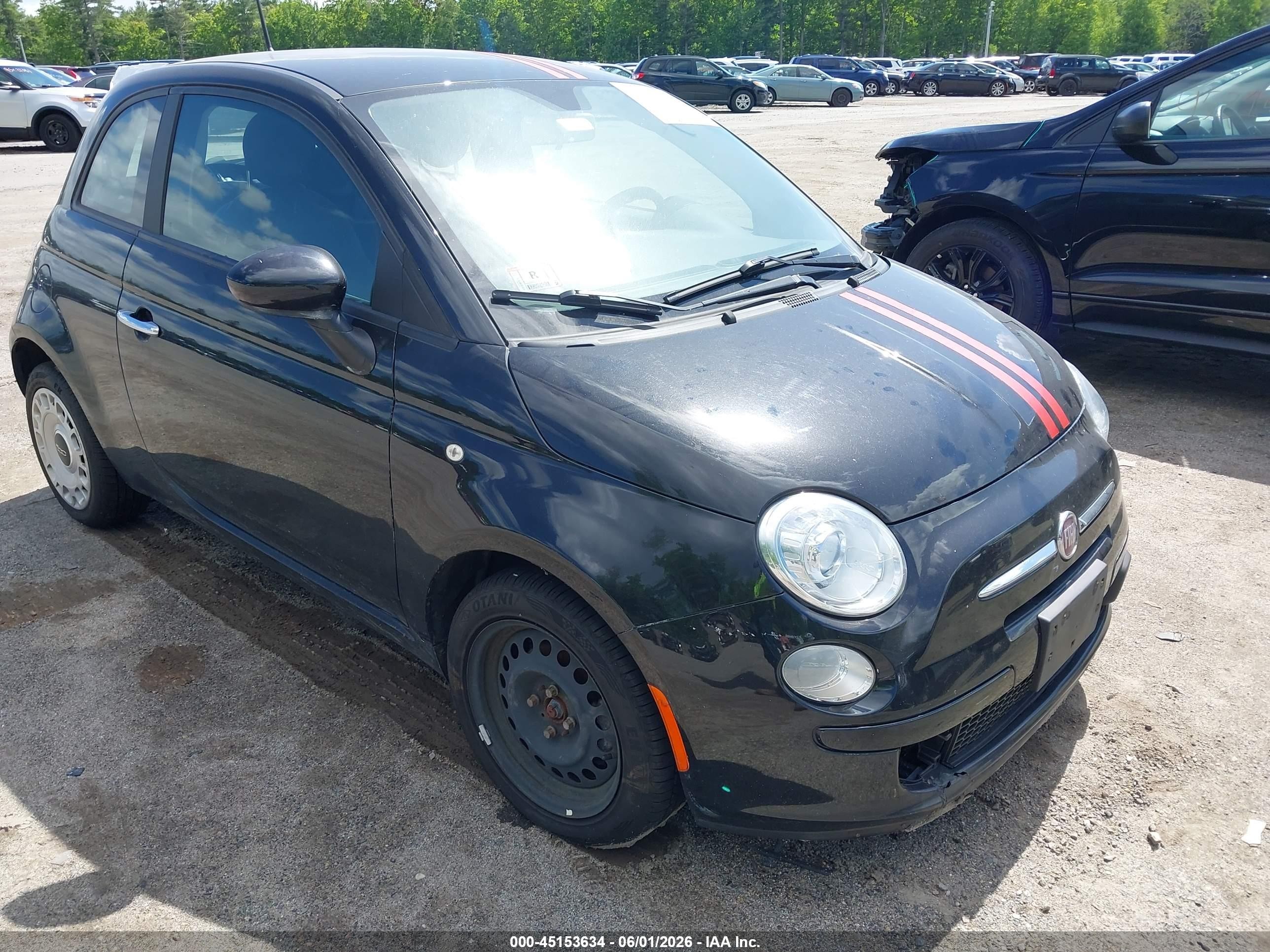 2012 FIAT 500 Pop, VIN 3C3CFFAR2CT280415 — Auction photo