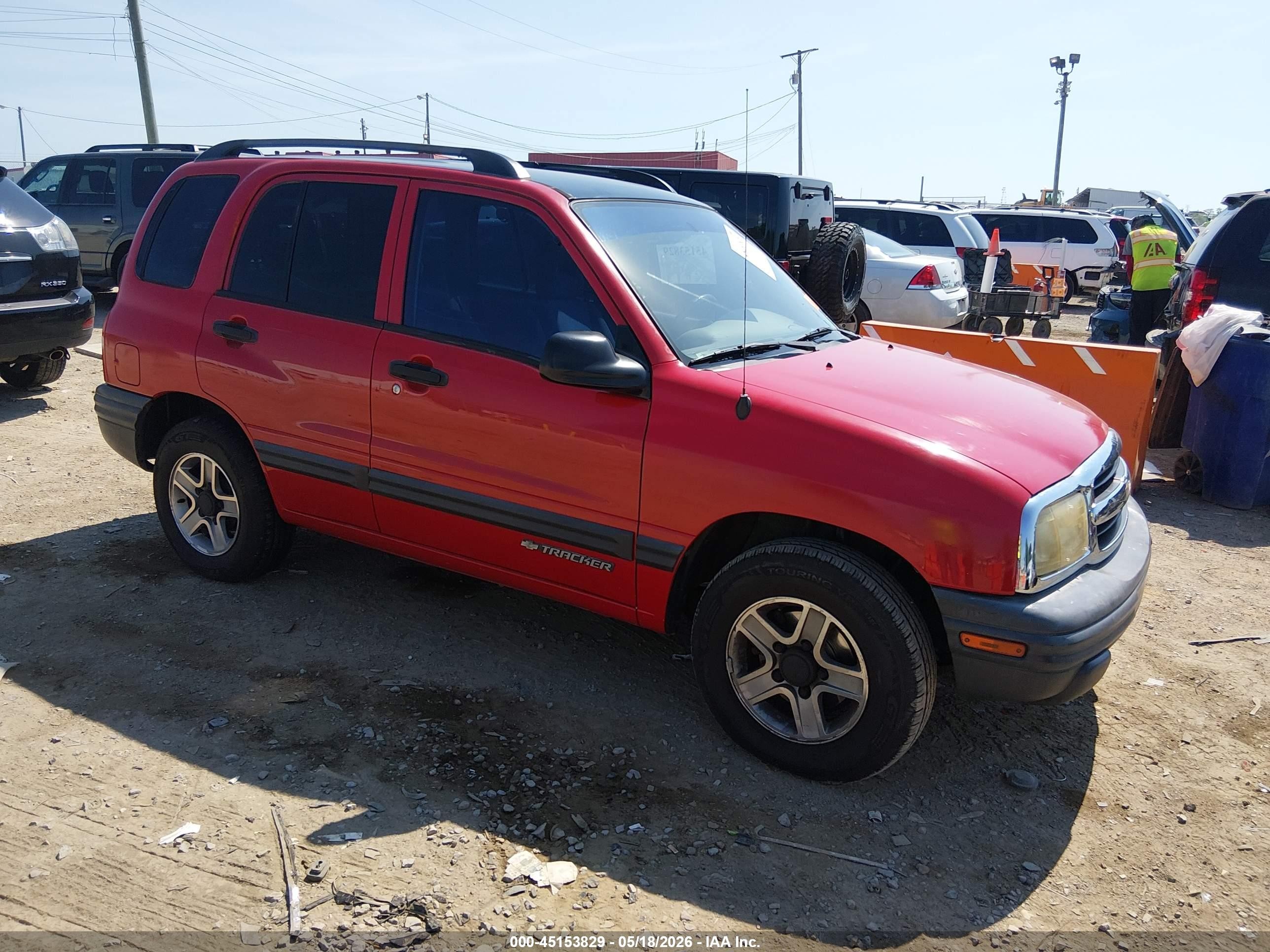 2003 Chevrolet Tracker, VIN 2CNBE13C636917831 — Обычный износ