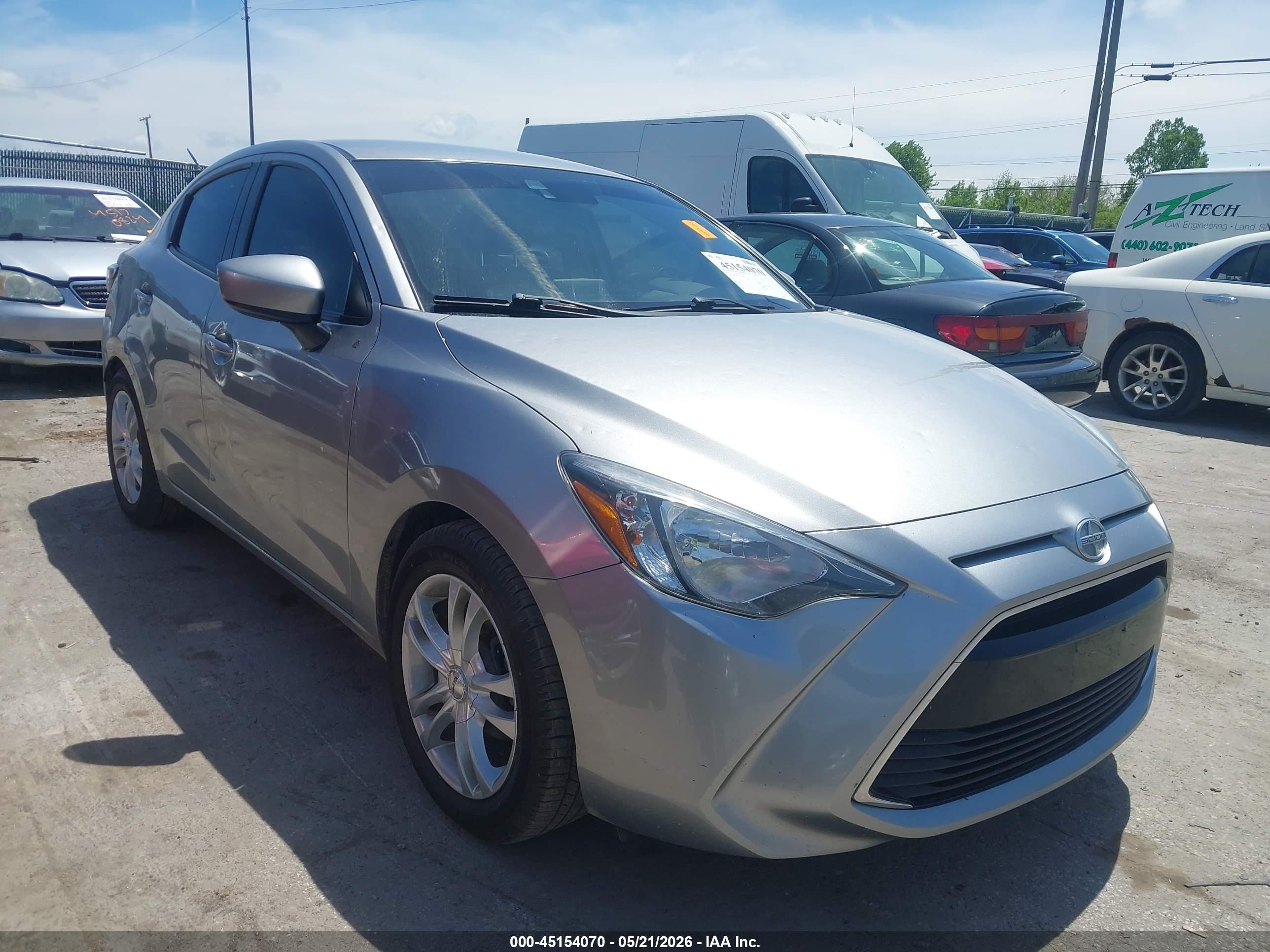 2016 Scion iA, VIN 3MYDLBZV2GY121892 — Hail