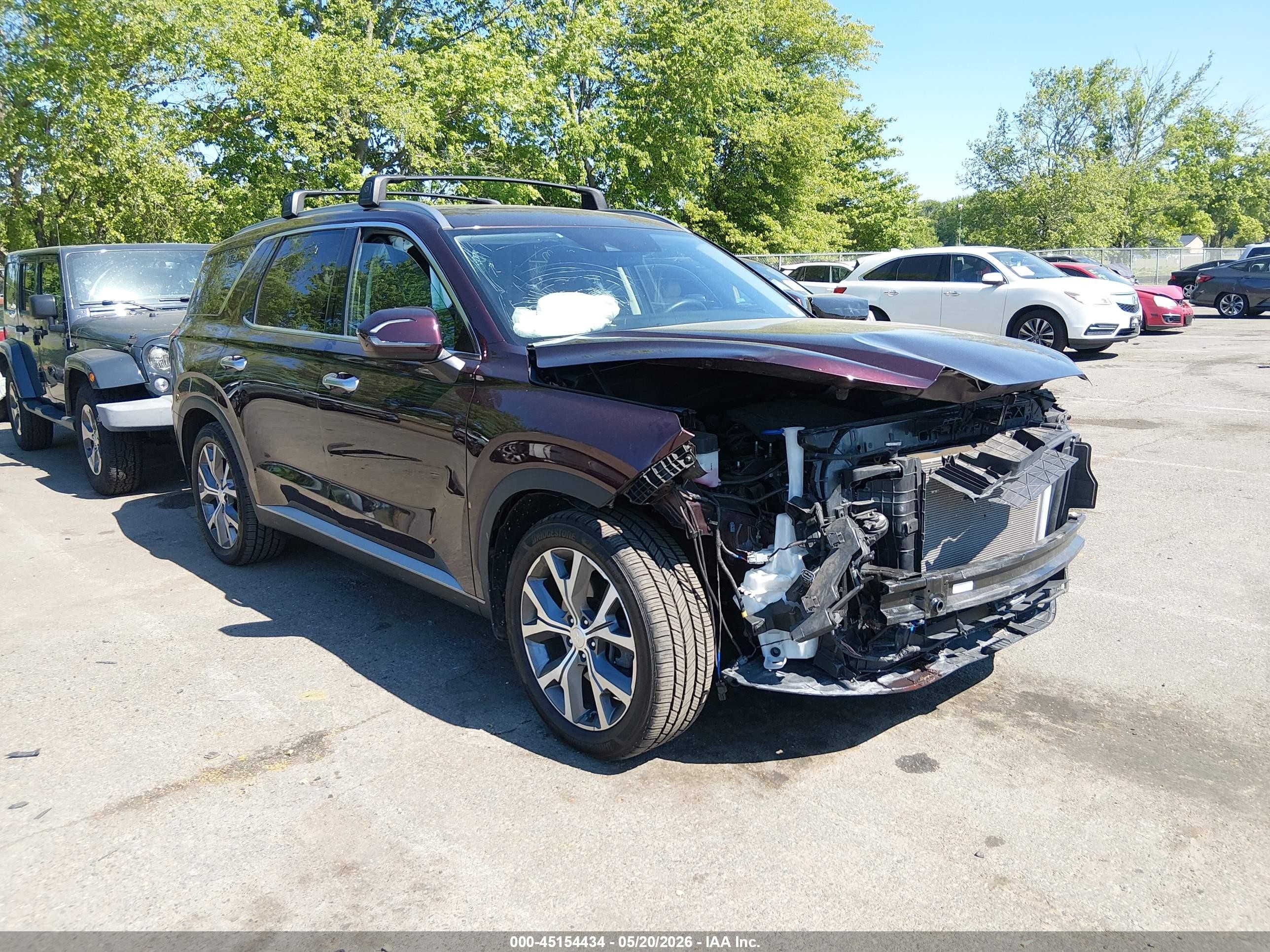 2022 Hyundai Palisade SEL, VIN KM8R4DHE8NU459209 — Front end