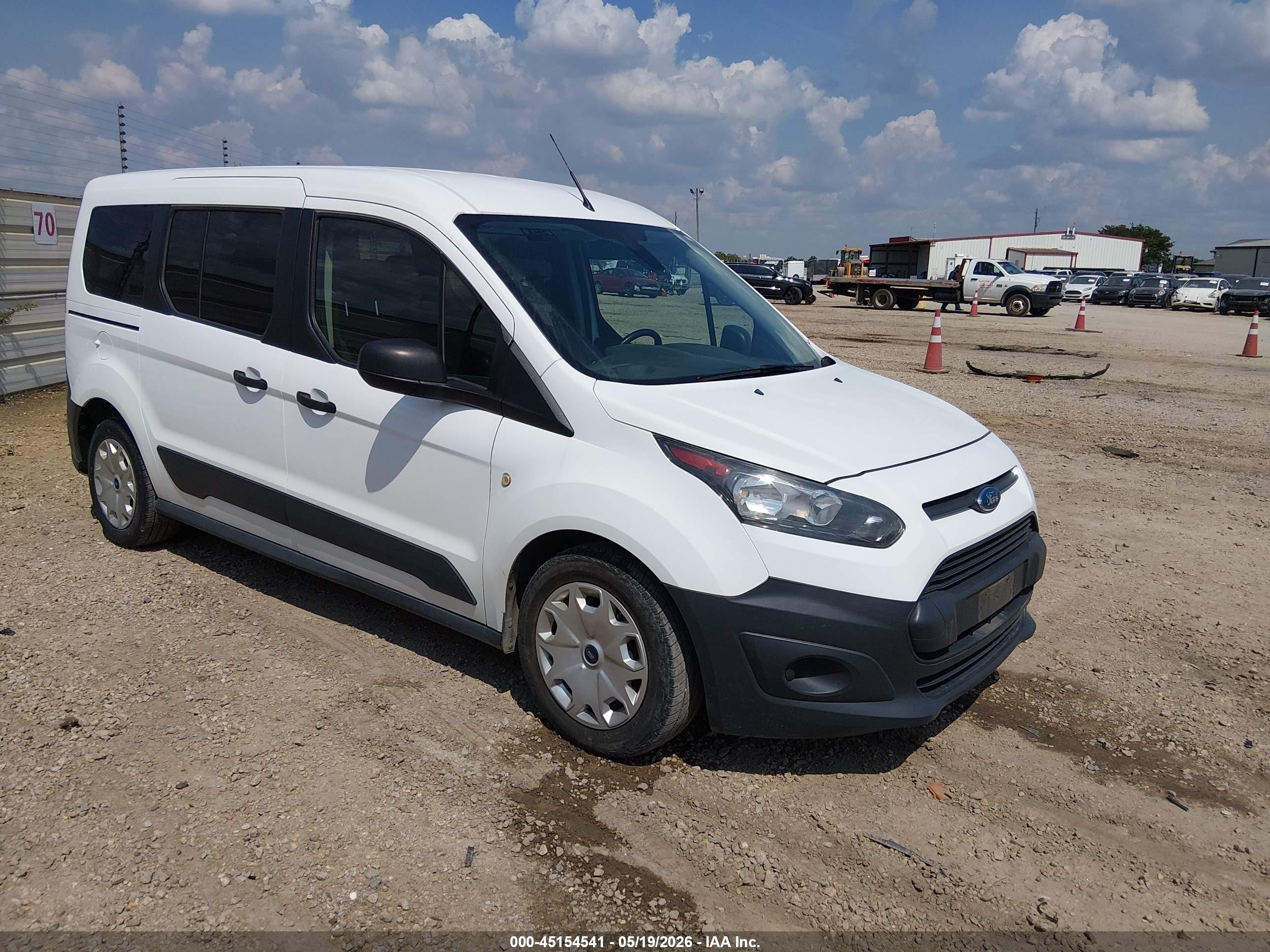 2018 Ford Transit Connect XL, VIN NM0GE9E77J1342886 — Rear end