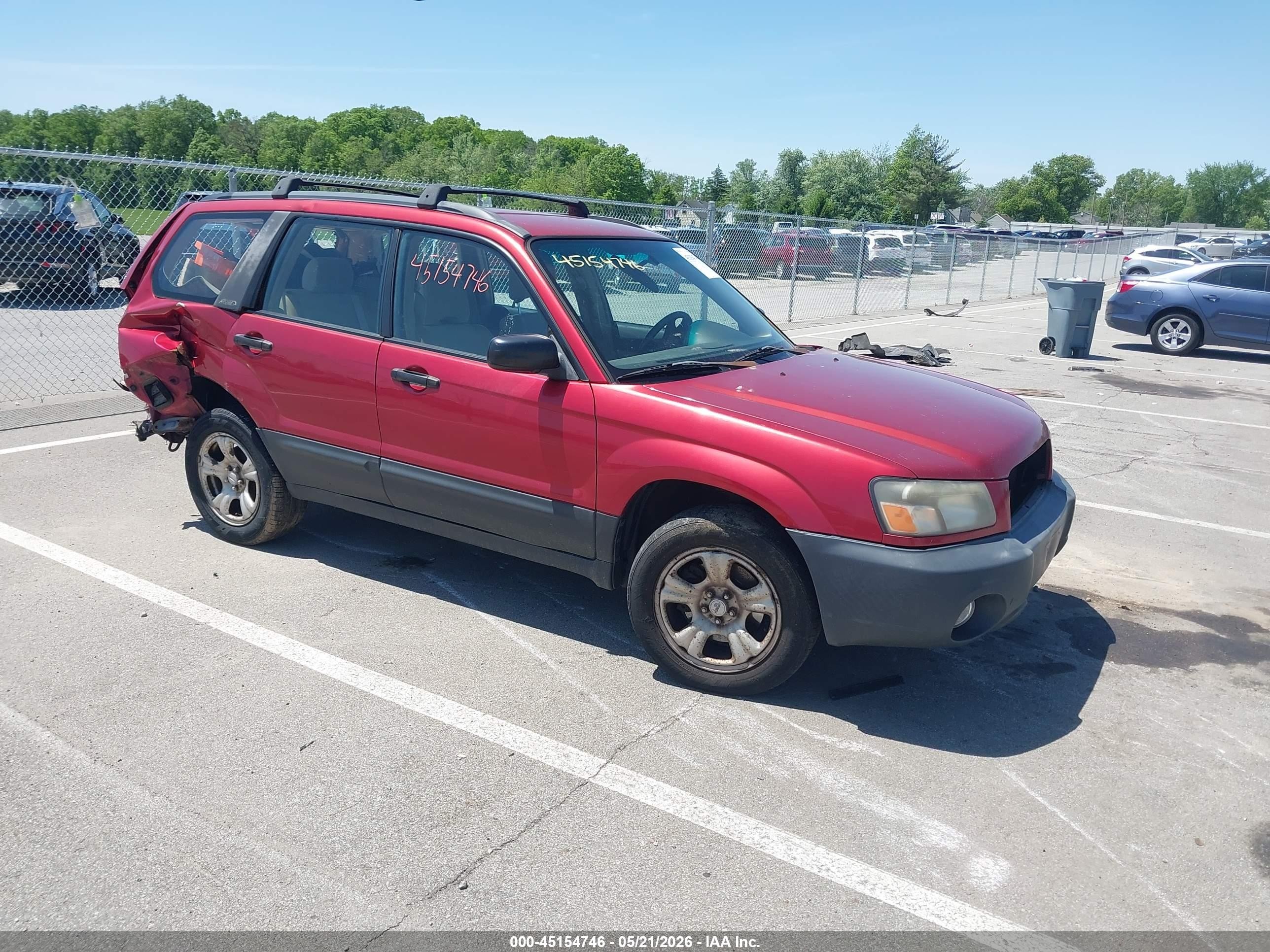 2004 Subaru Forester X, VIN JF1SG63654H745671 — Rear end