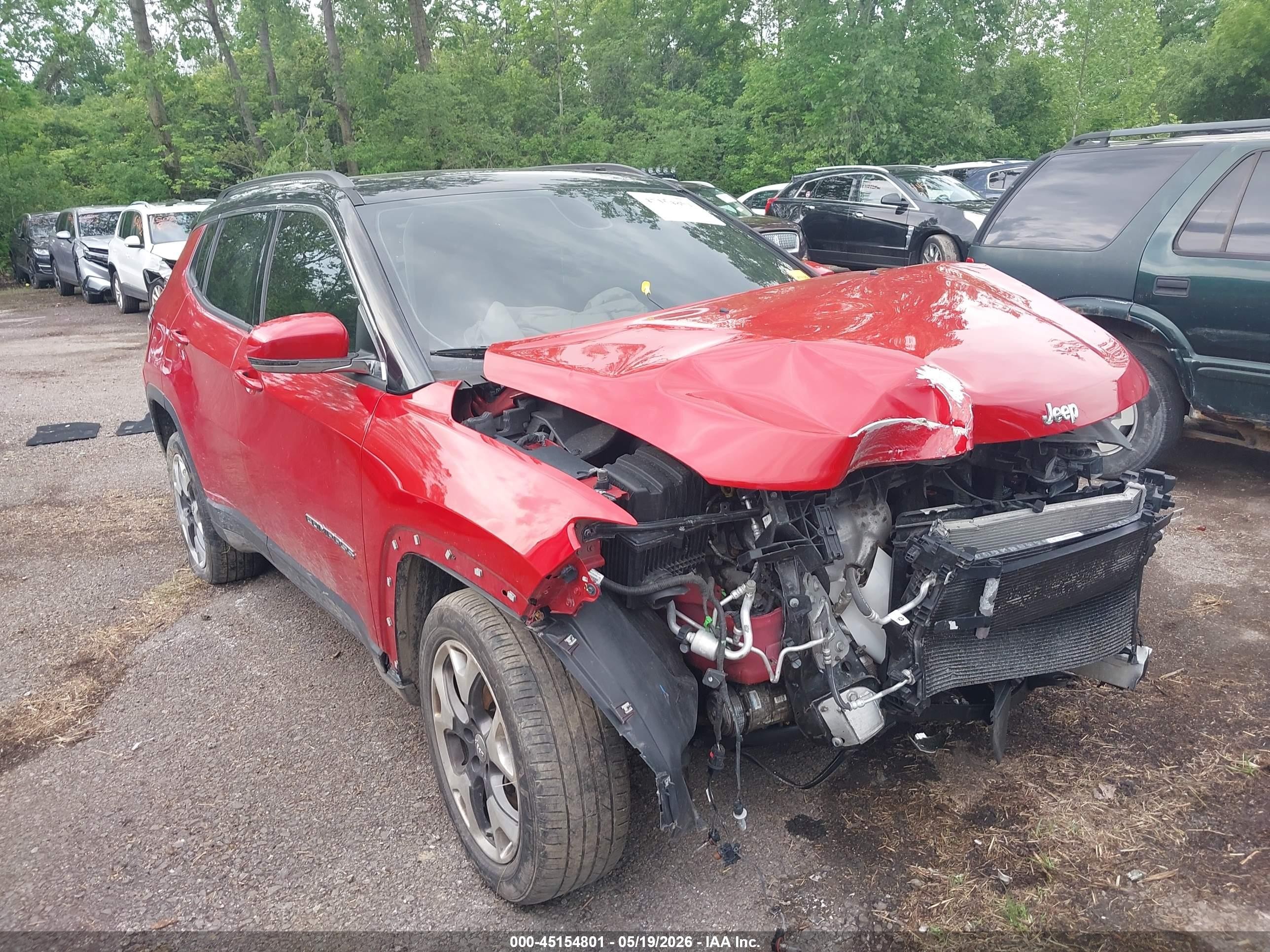 2018 Jeep Compass Limited, VIN 3C4NJDCB4JT153363 — Front end