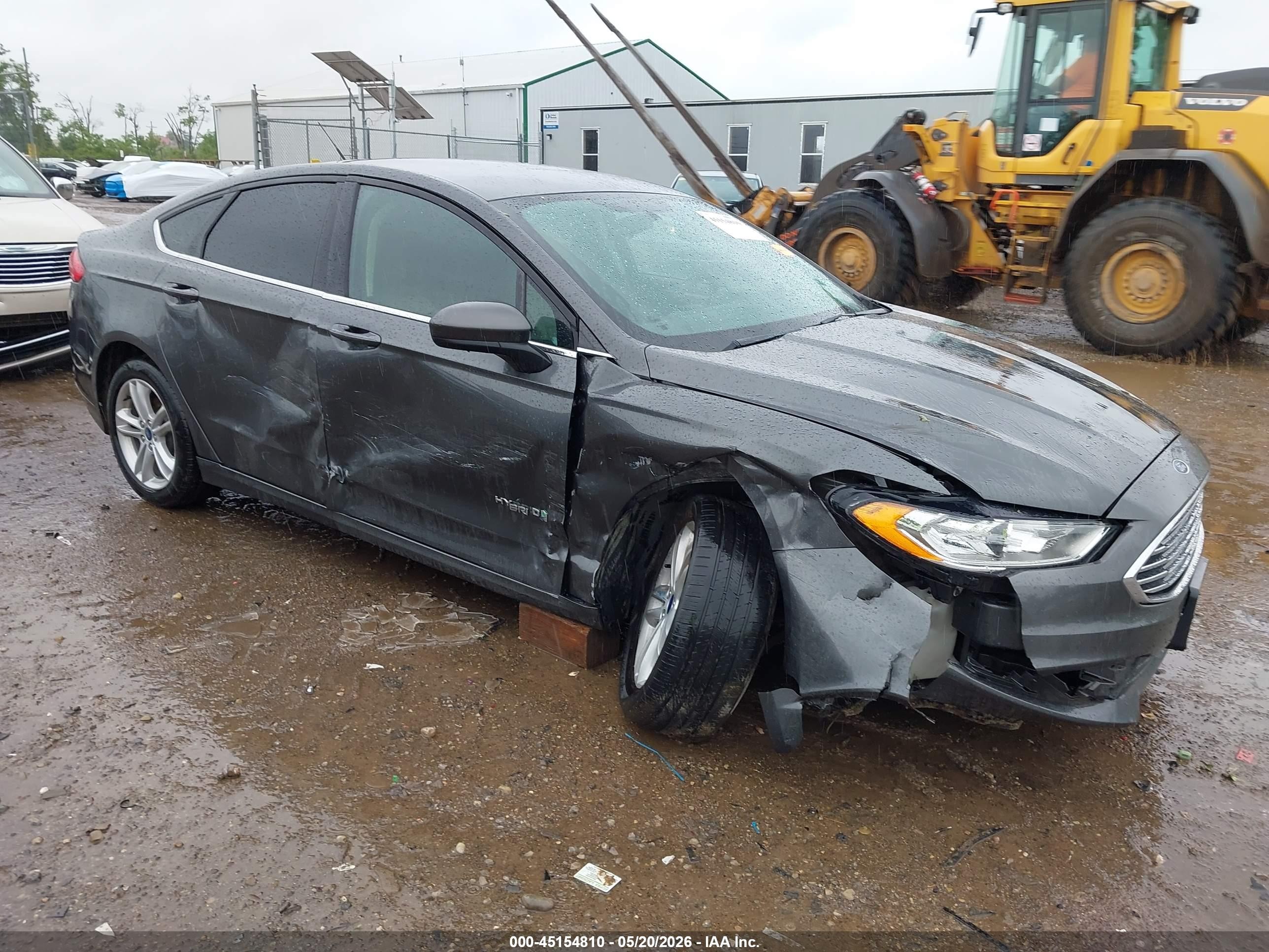 2018 Ford Fusion S, VIN 3FA6P0UU6JR101246 — Side