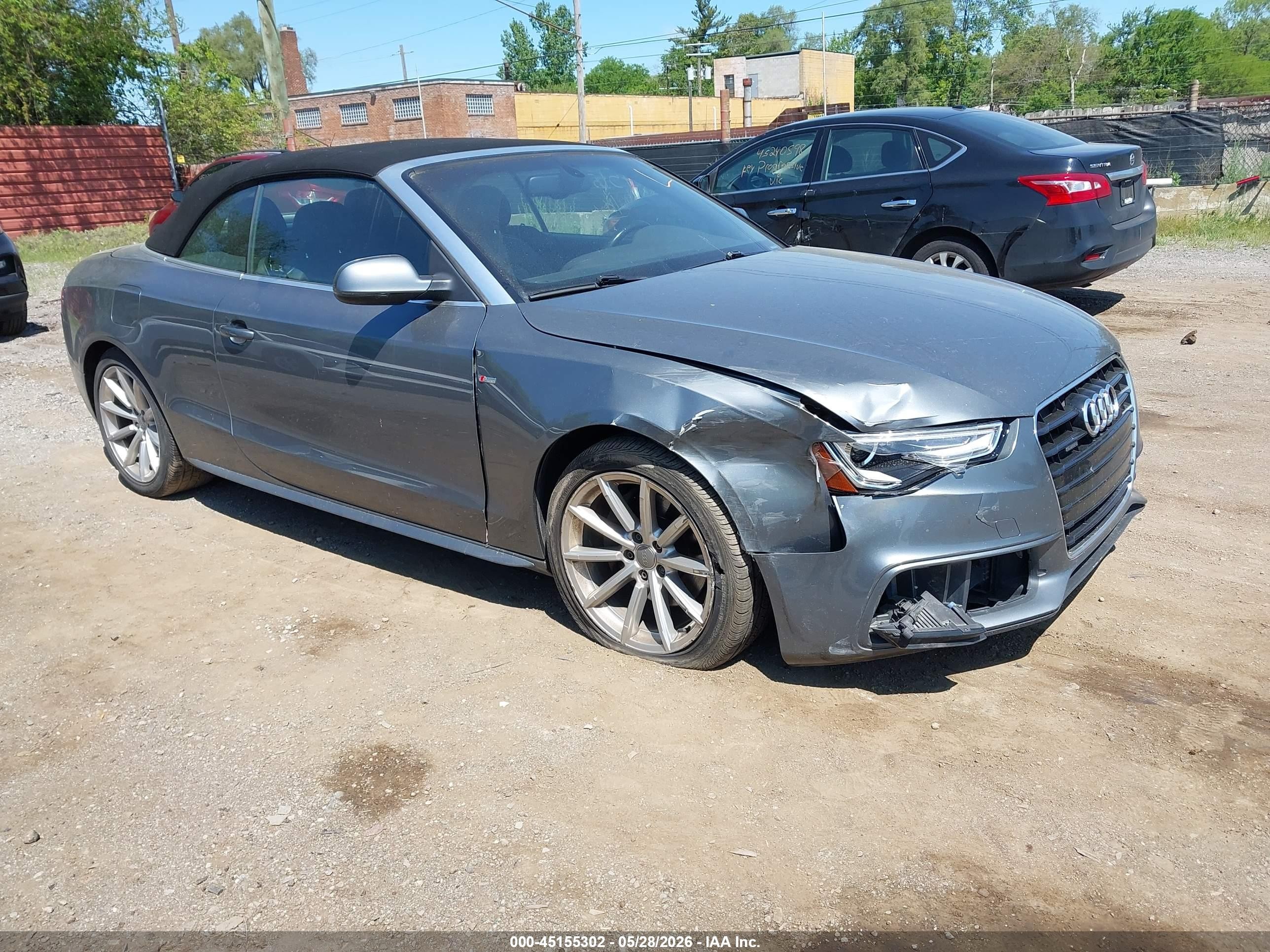 2016 Audi A5 Premium Plus, VIN WAUM2AFH1GN009279 — Front end