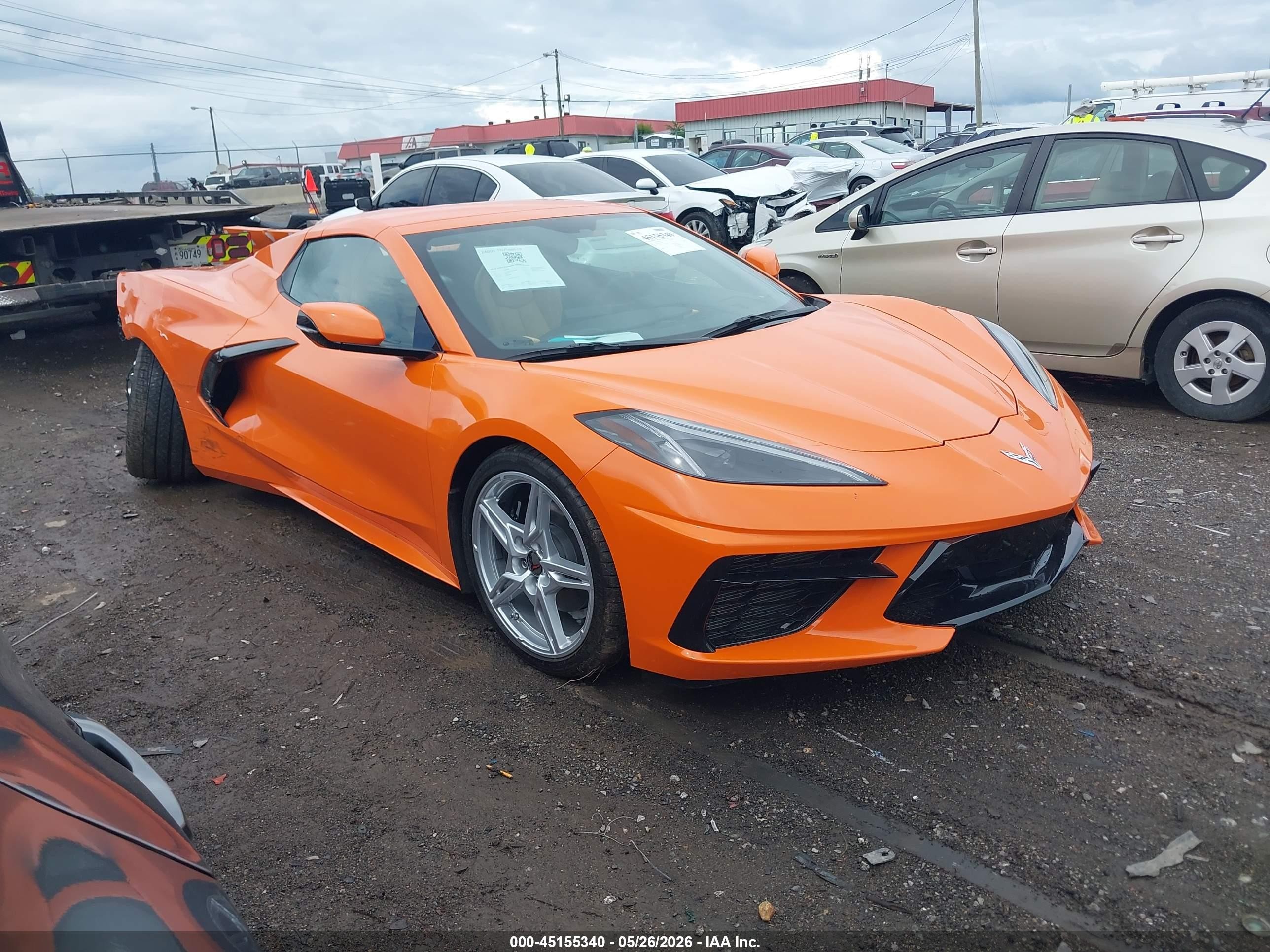 2022 Chevrolet Corvette 2LT, VIN 1G1YB3D44N5119040 — Front end