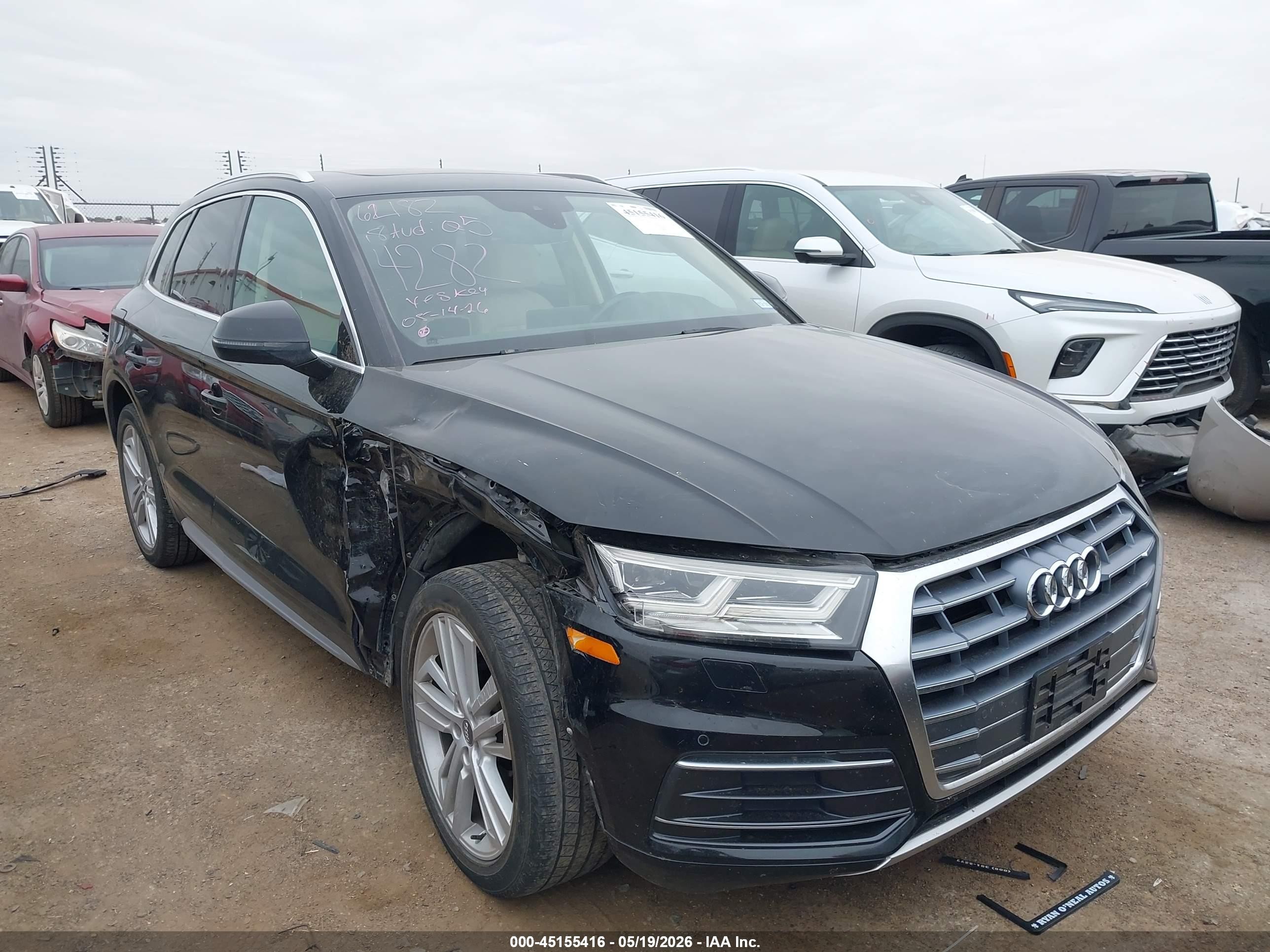 2018 Audi Q5 Premium Plus, VIN WA1BNAFY3J2004282 — Front end