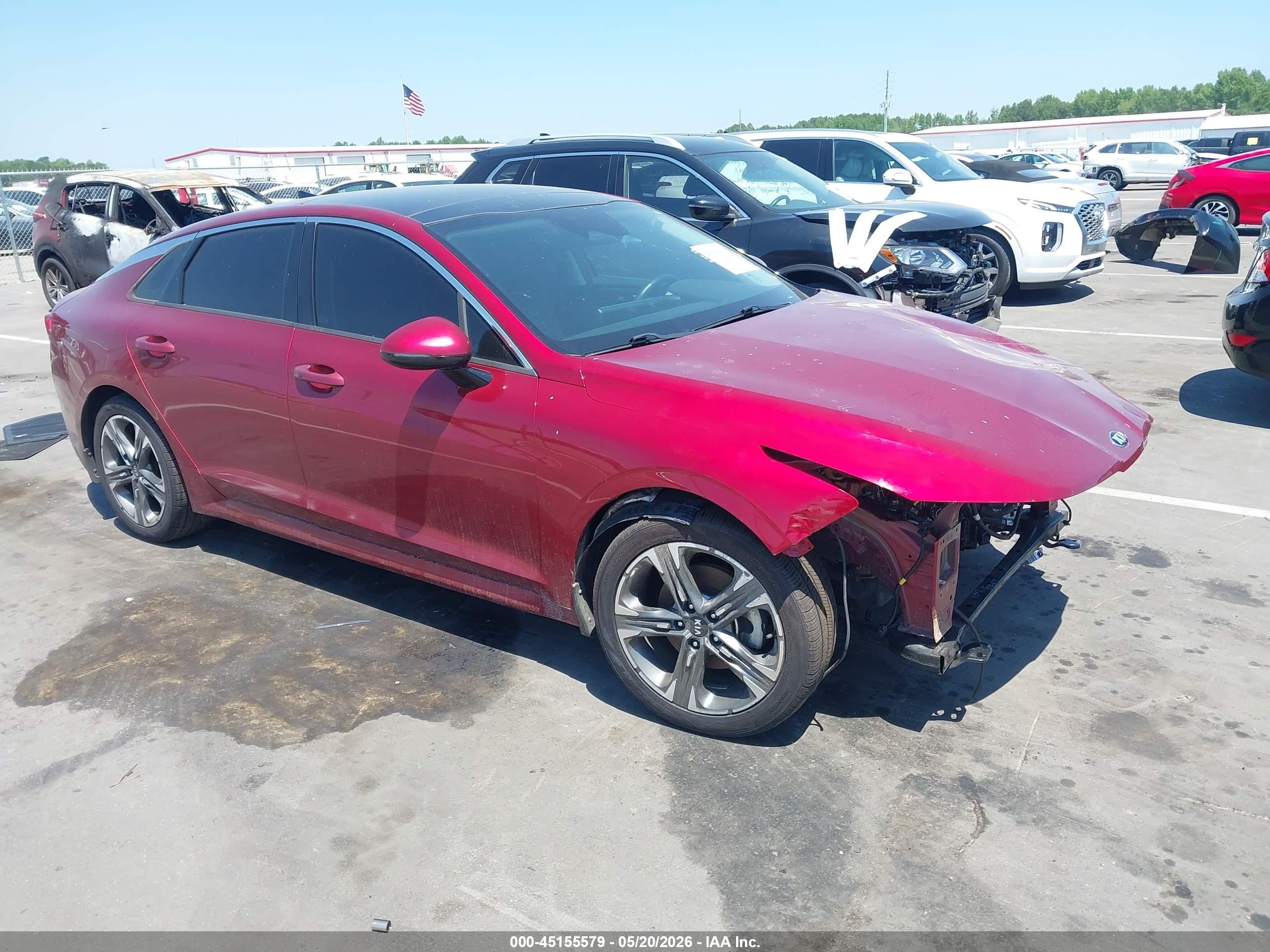 2021 Kia K5 EX, VIN 5XXG34J20MG074732 — Front end