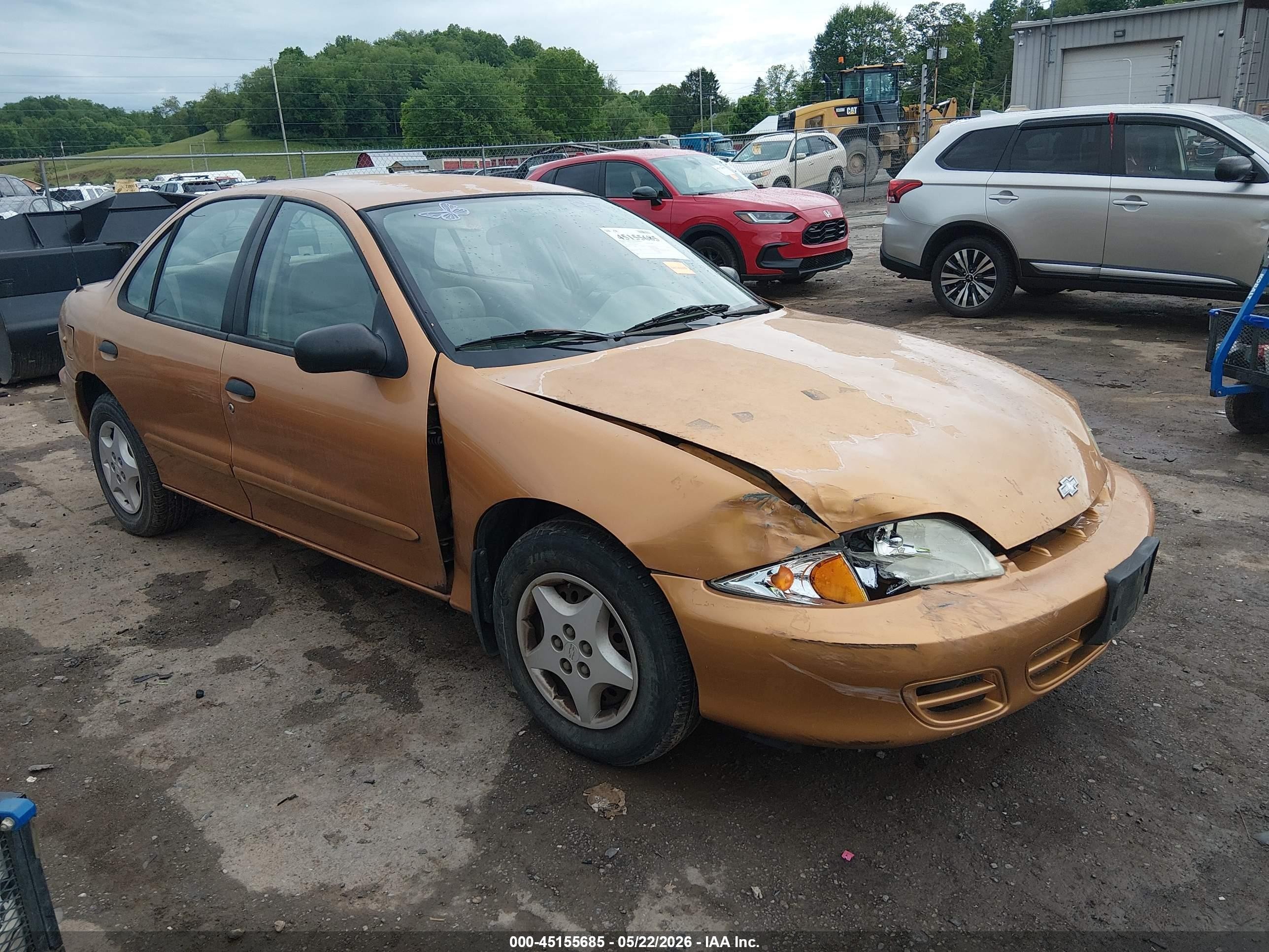 2002 Chevrolet Cavalier, VIN 1G1JC524827454329 — Front end