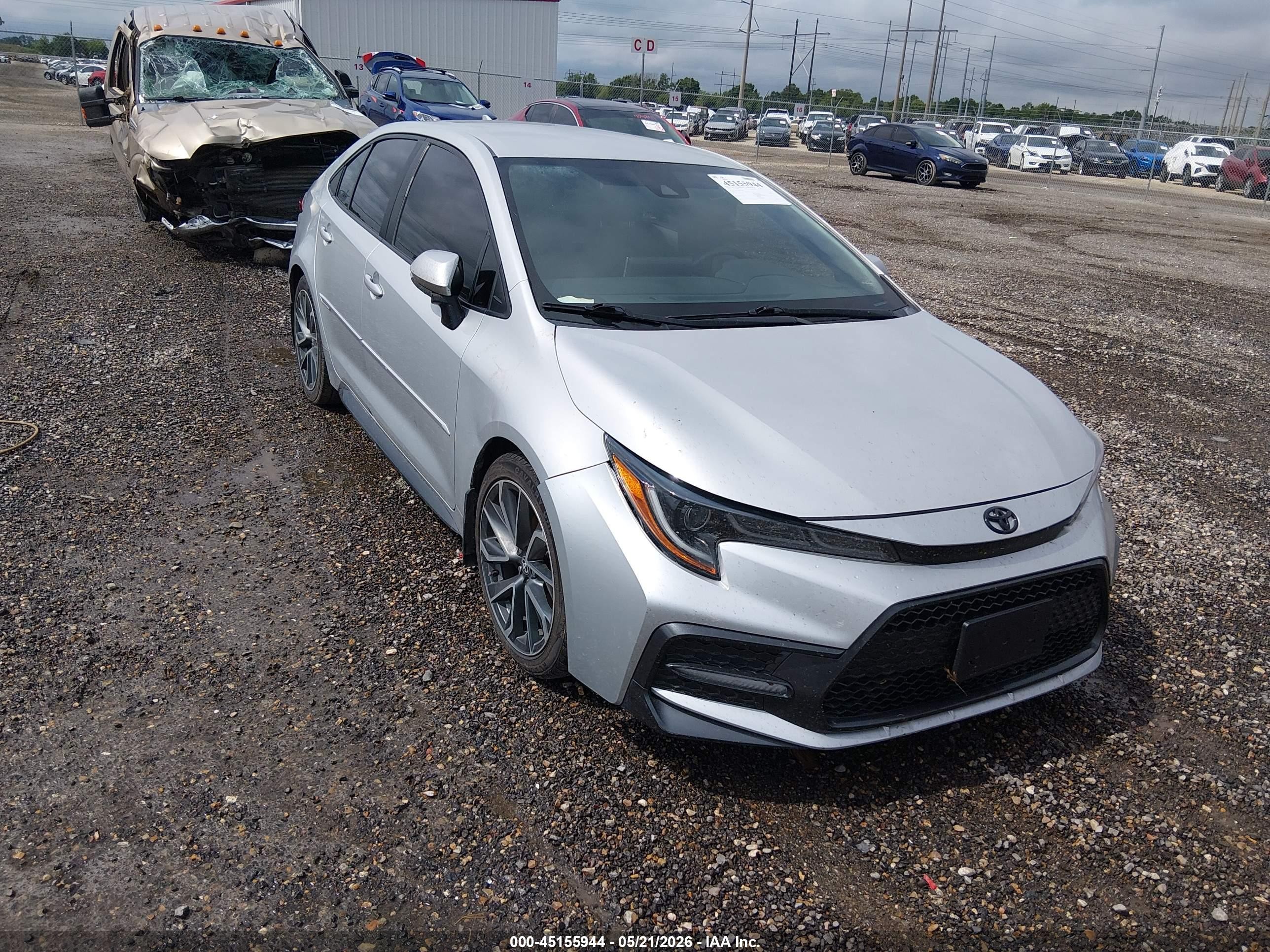2021 Toyota Corolla SE, VIN 5YFS4MCE4MP082886 — Fresh water flood