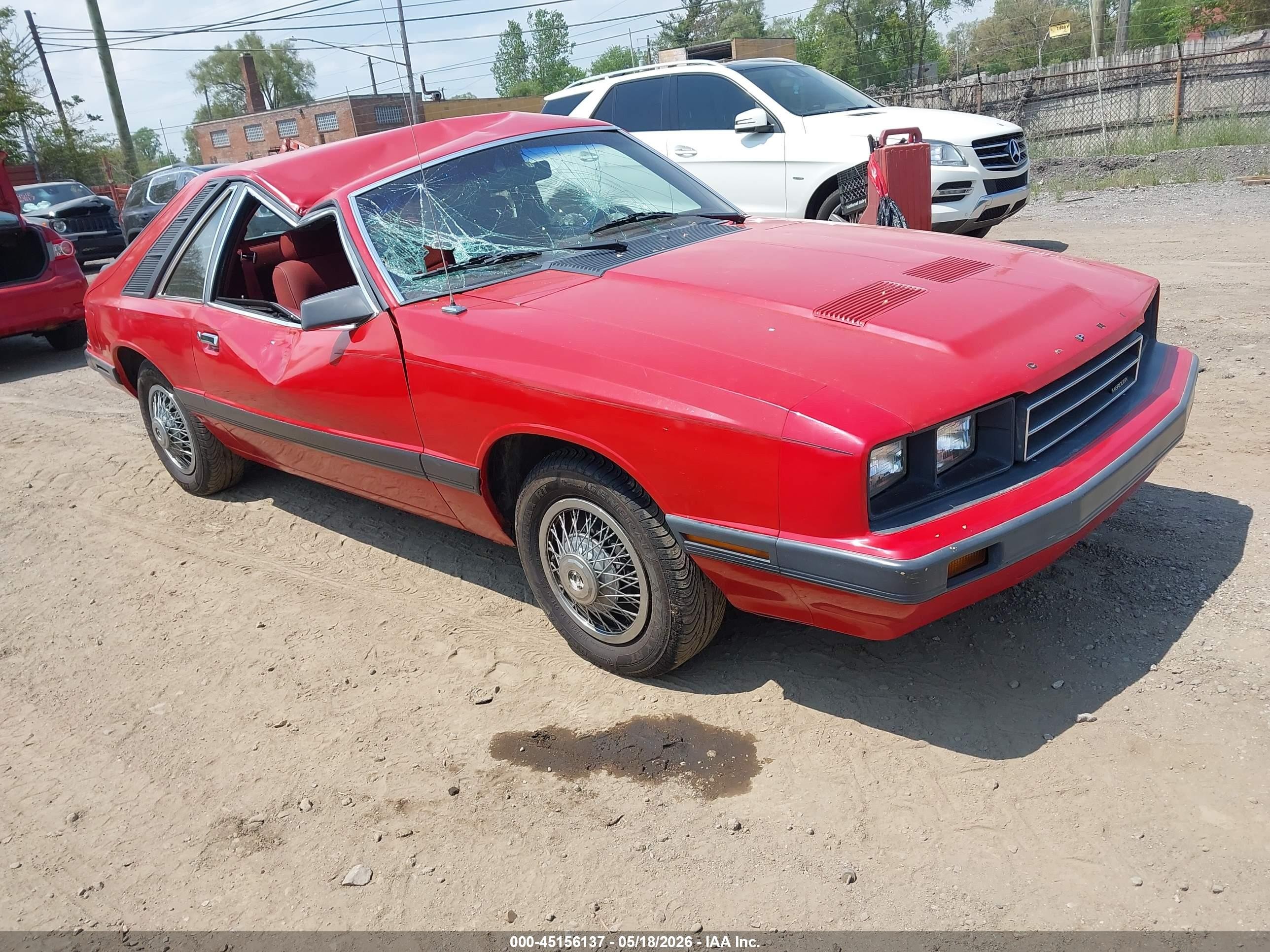 1986 Mercury Capri, VIN 1MEBP7931GF602793 — Side