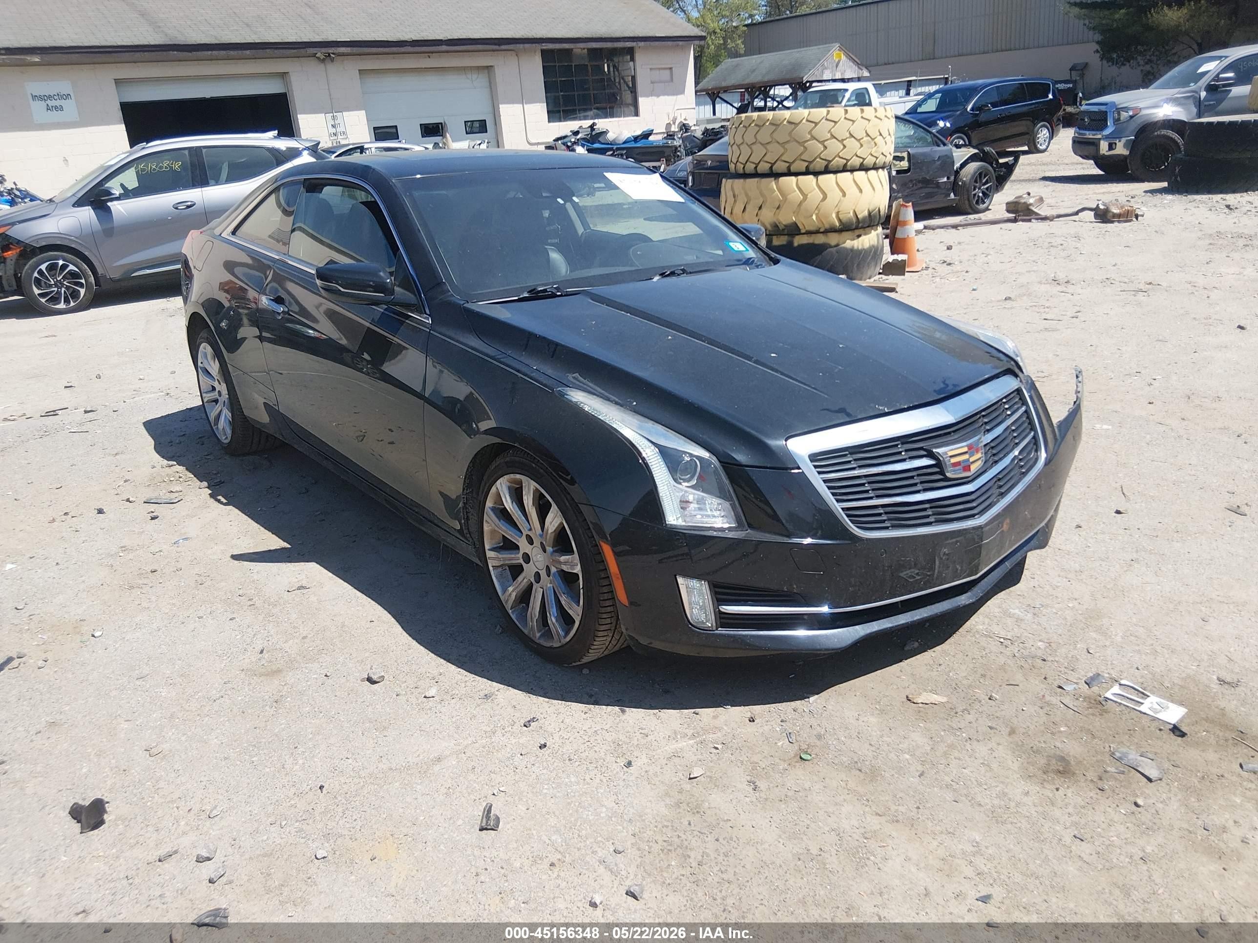 2015 Cadillac ATS Luxury AWD, VIN 1G6AH1RX4F0126294 — Front end