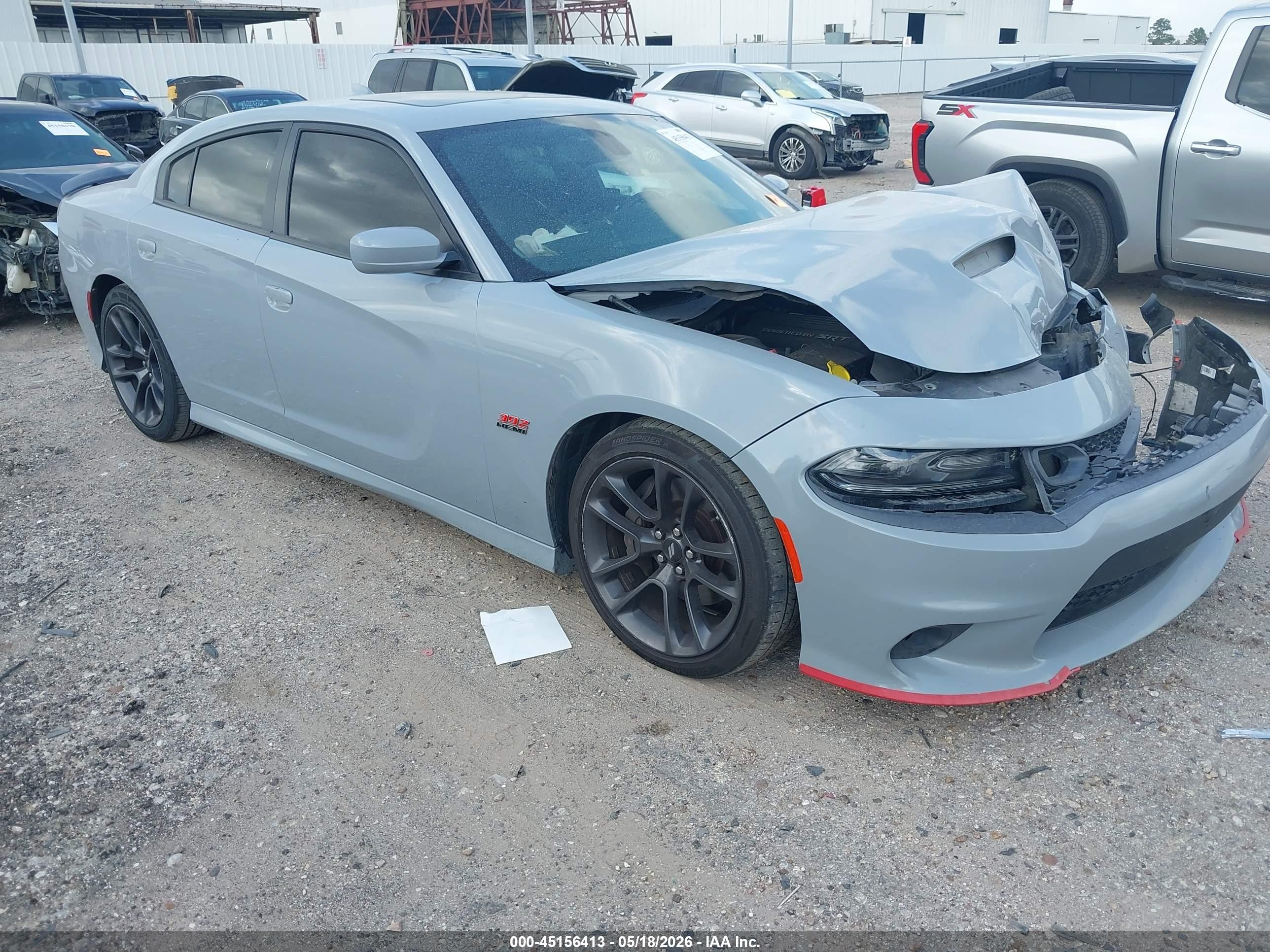2021 Dodge Charger Scat Pack, VIN 2C3CDXGJ5MH578058 — Front end