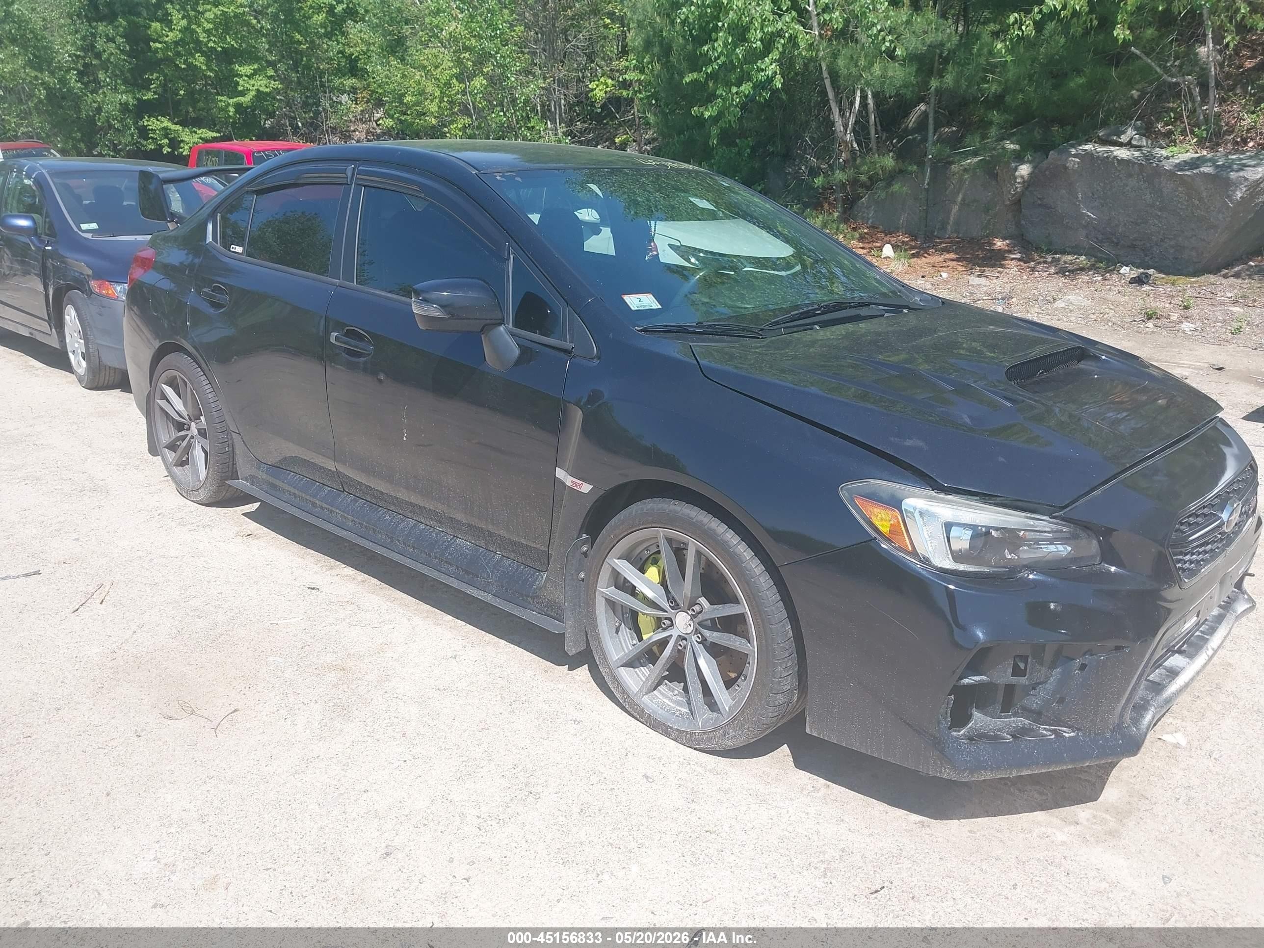 2018 Subaru WRX STI, VIN JF1VA2N64J9811279 — Engine fire