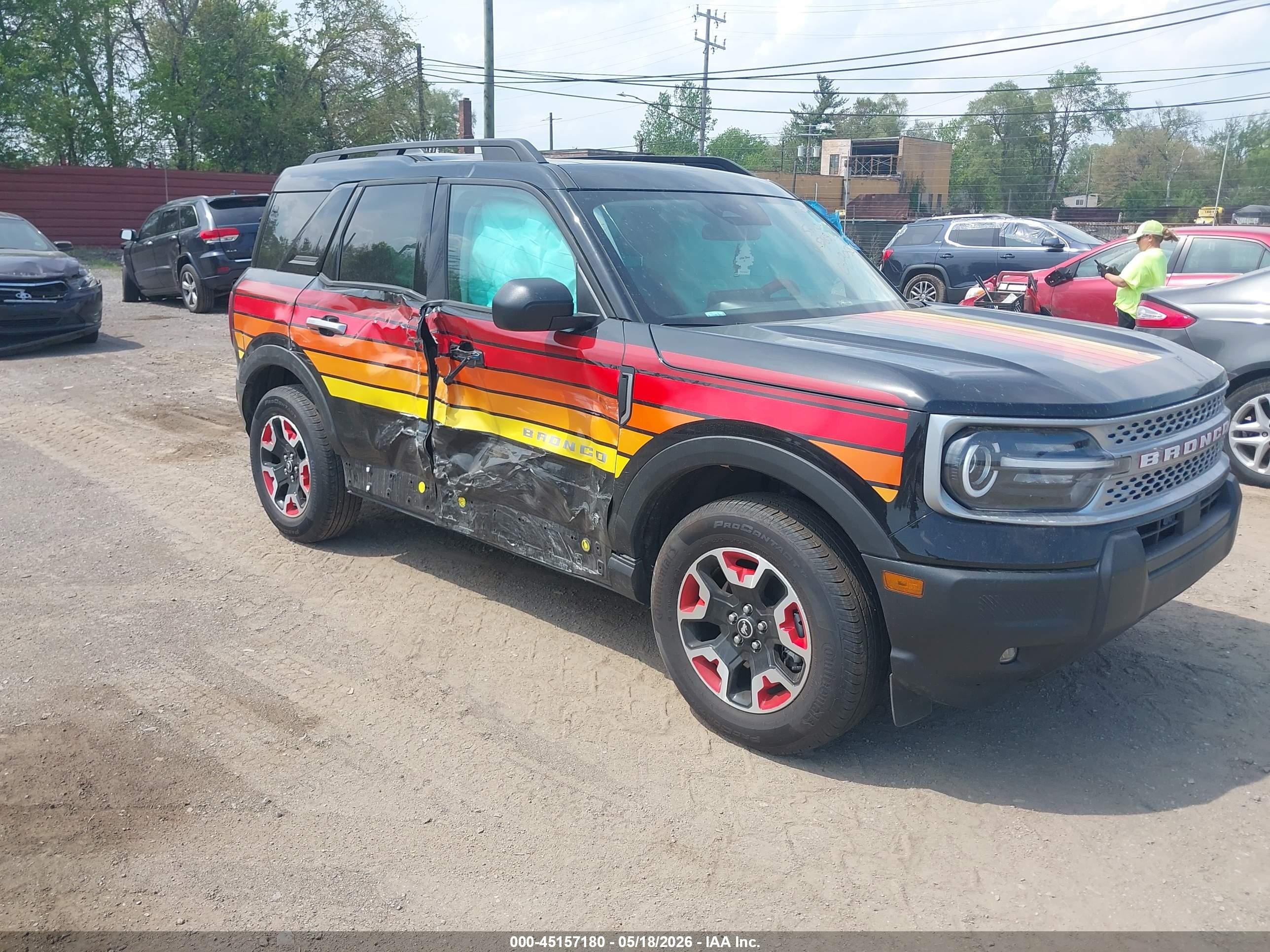 2025 Ford Bronco, VIN 3FMCR9KN1SRE83156 — Theft recovery